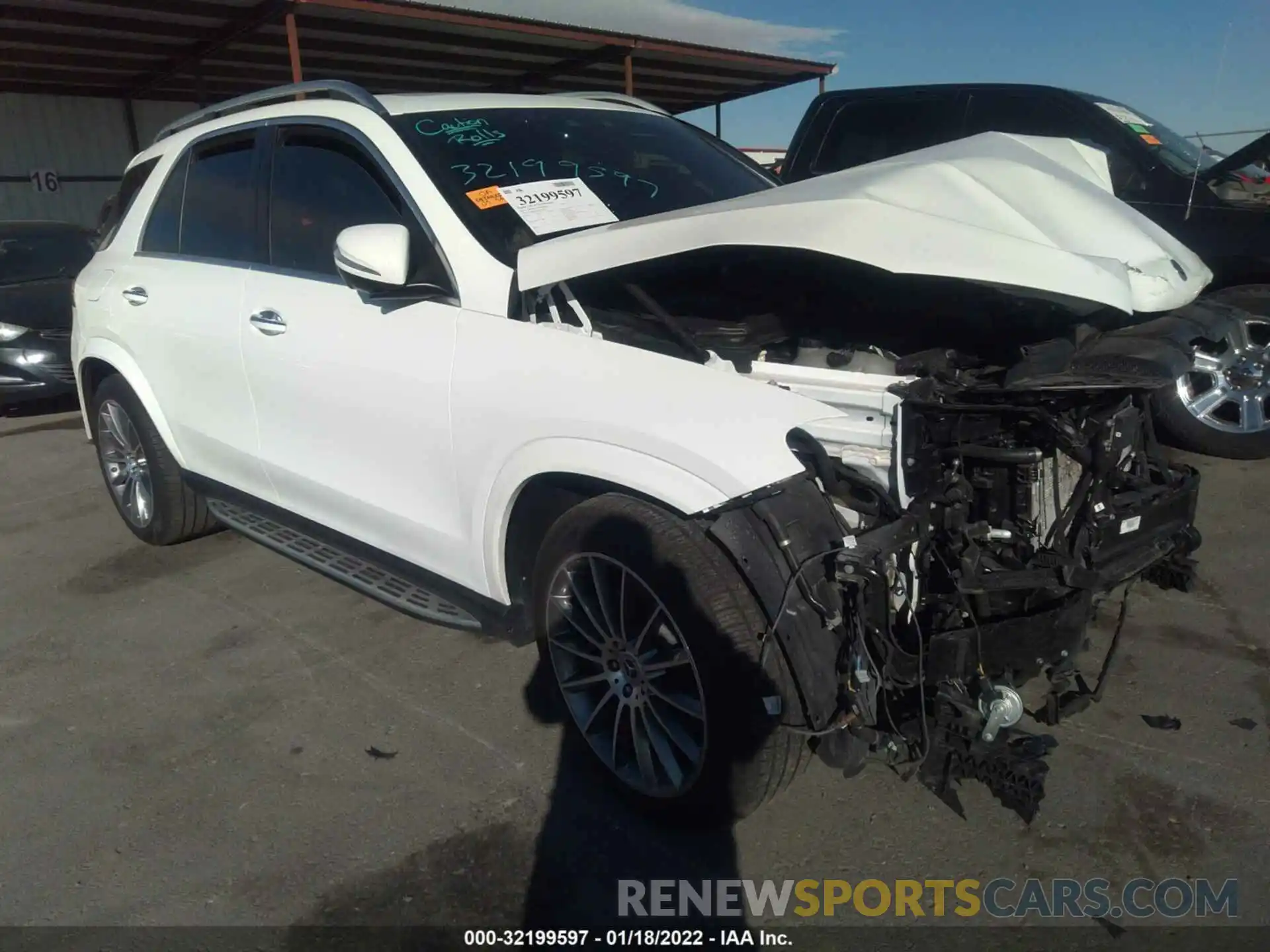 1 Photograph of a damaged car 4JGFB5KB2MA528022 MERCEDES-BENZ GLE 2021