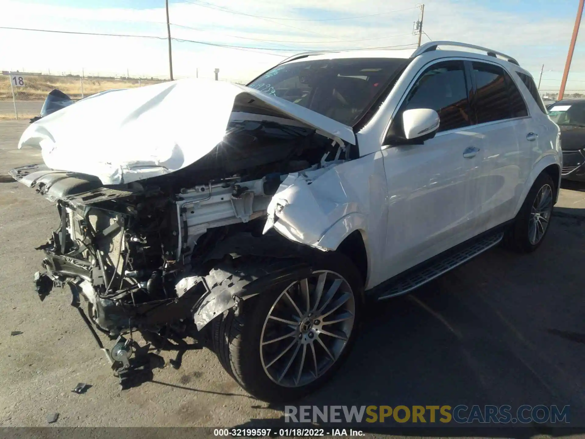 2 Photograph of a damaged car 4JGFB5KB2MA528022 MERCEDES-BENZ GLE 2021