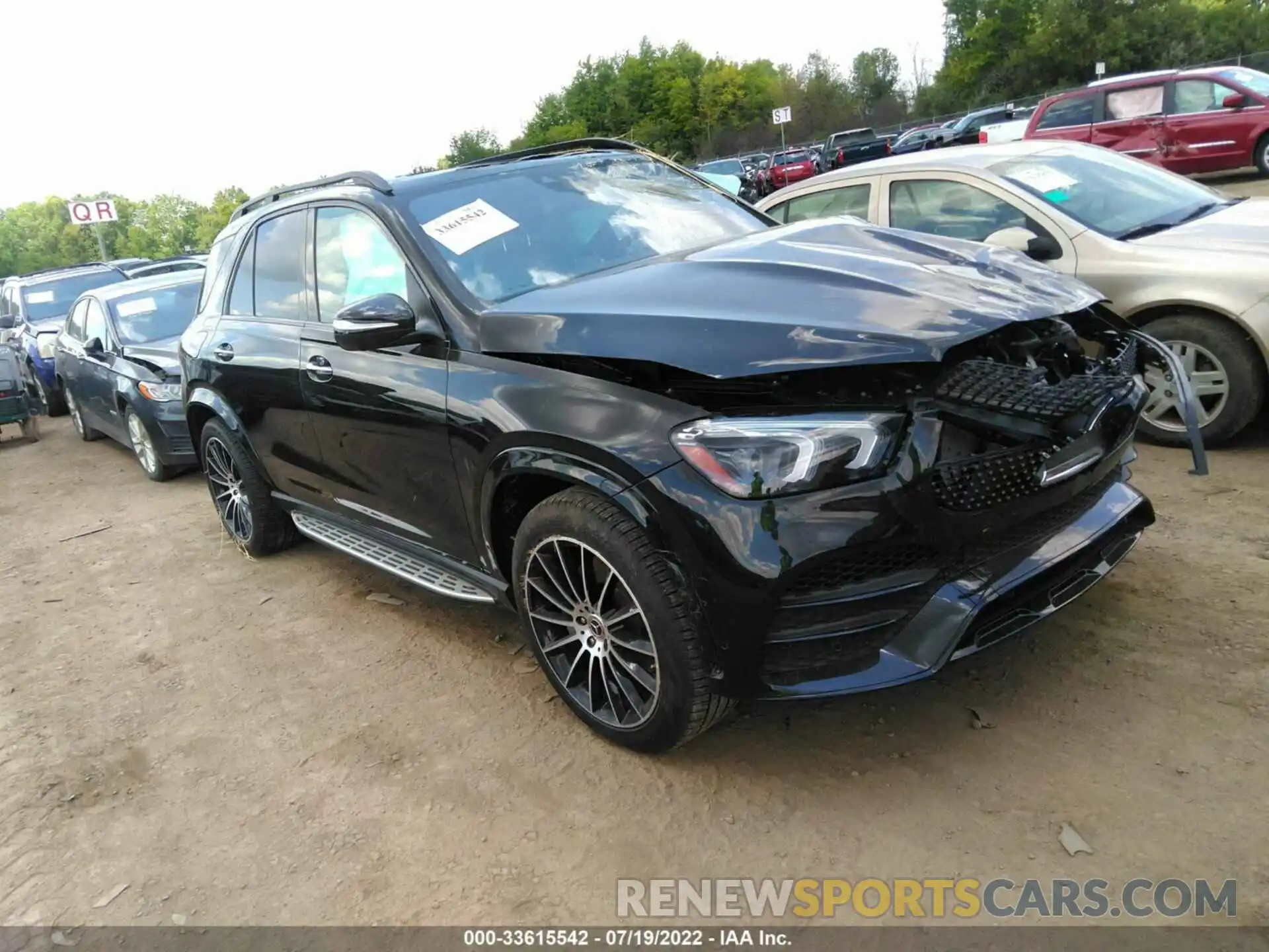 1 Photograph of a damaged car 4JGFB5KB3MA568402 MERCEDES-BENZ GLE 2021