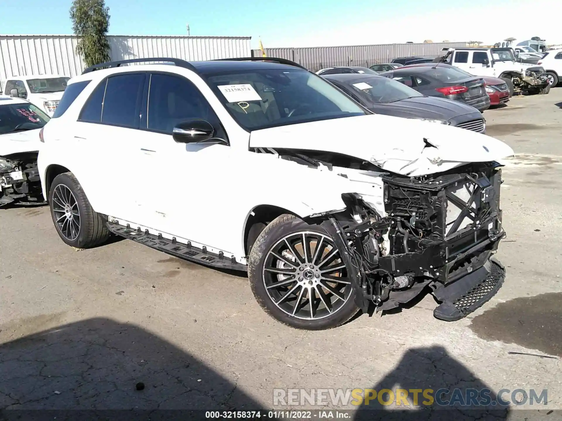 1 Photograph of a damaged car 4JGFB5KB4MA435681 MERCEDES-BENZ GLE 2021