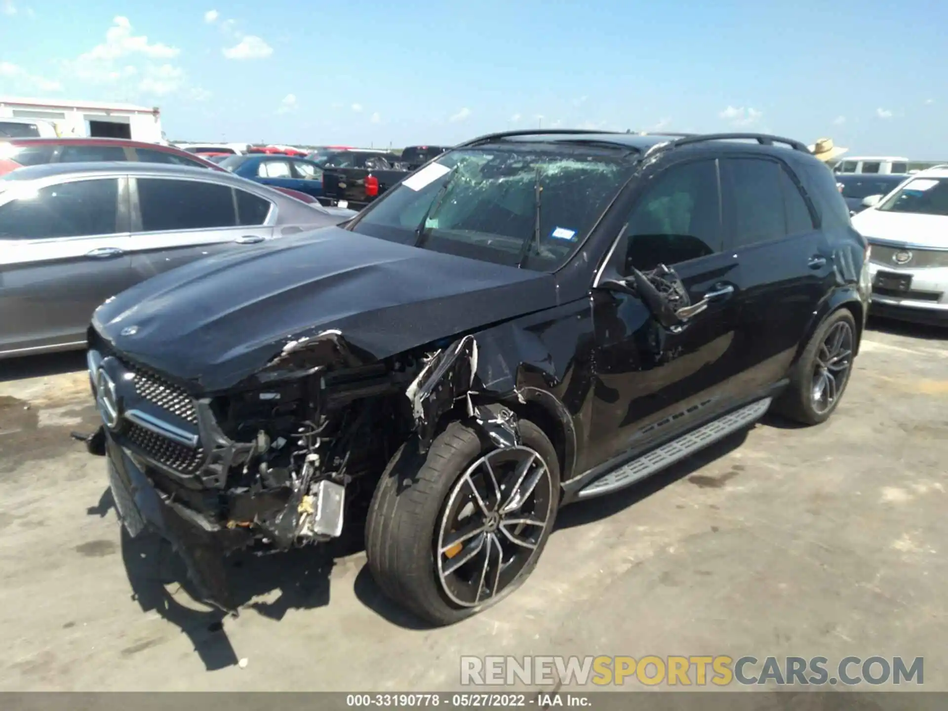 2 Photograph of a damaged car 4JGFB5KB8MA358880 MERCEDES-BENZ GLE 2021