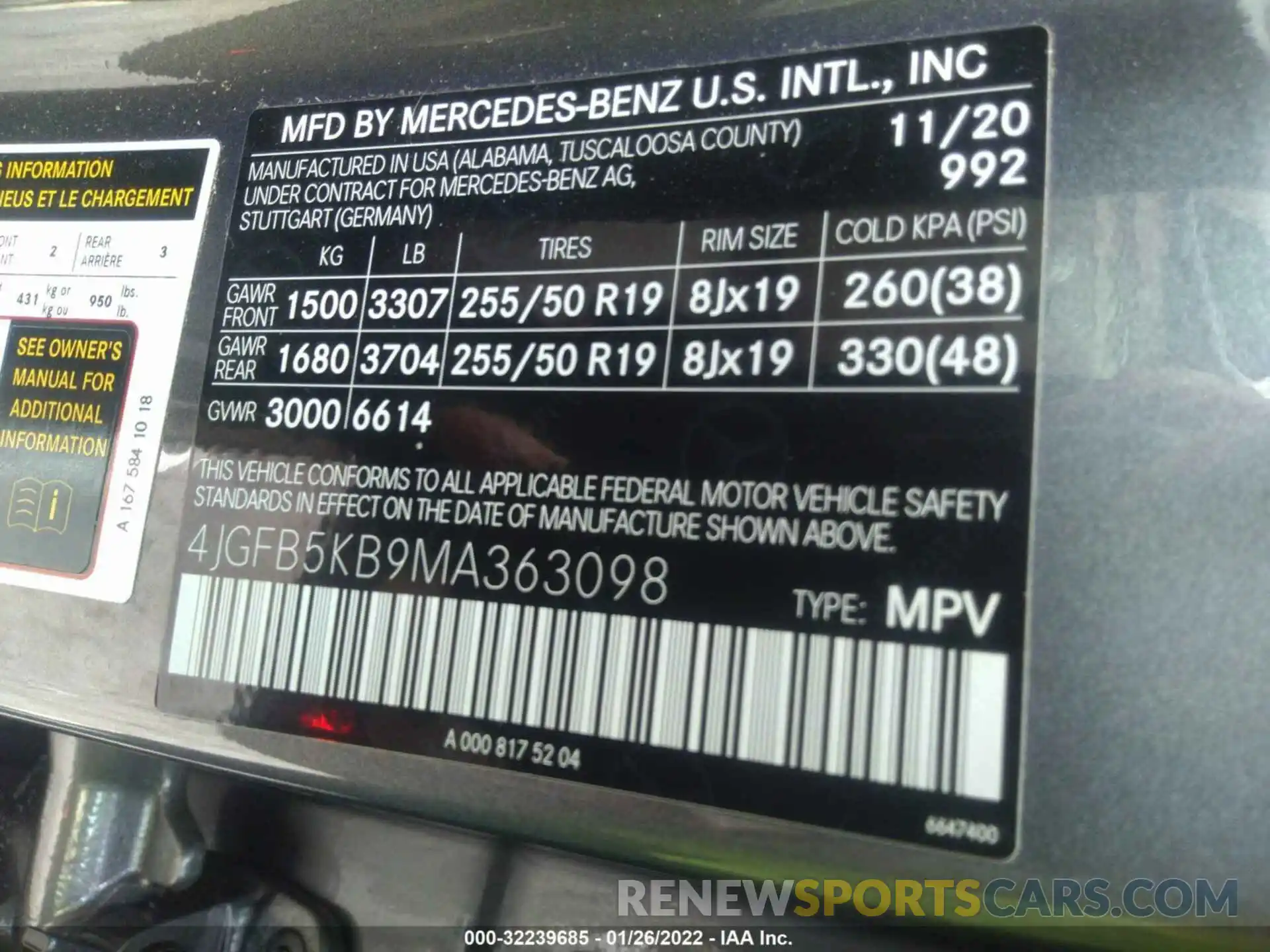 9 Фотография поврежденного автомобиля 4JGFB5KB9MA363098 MERCEDES-BENZ GLE 2021