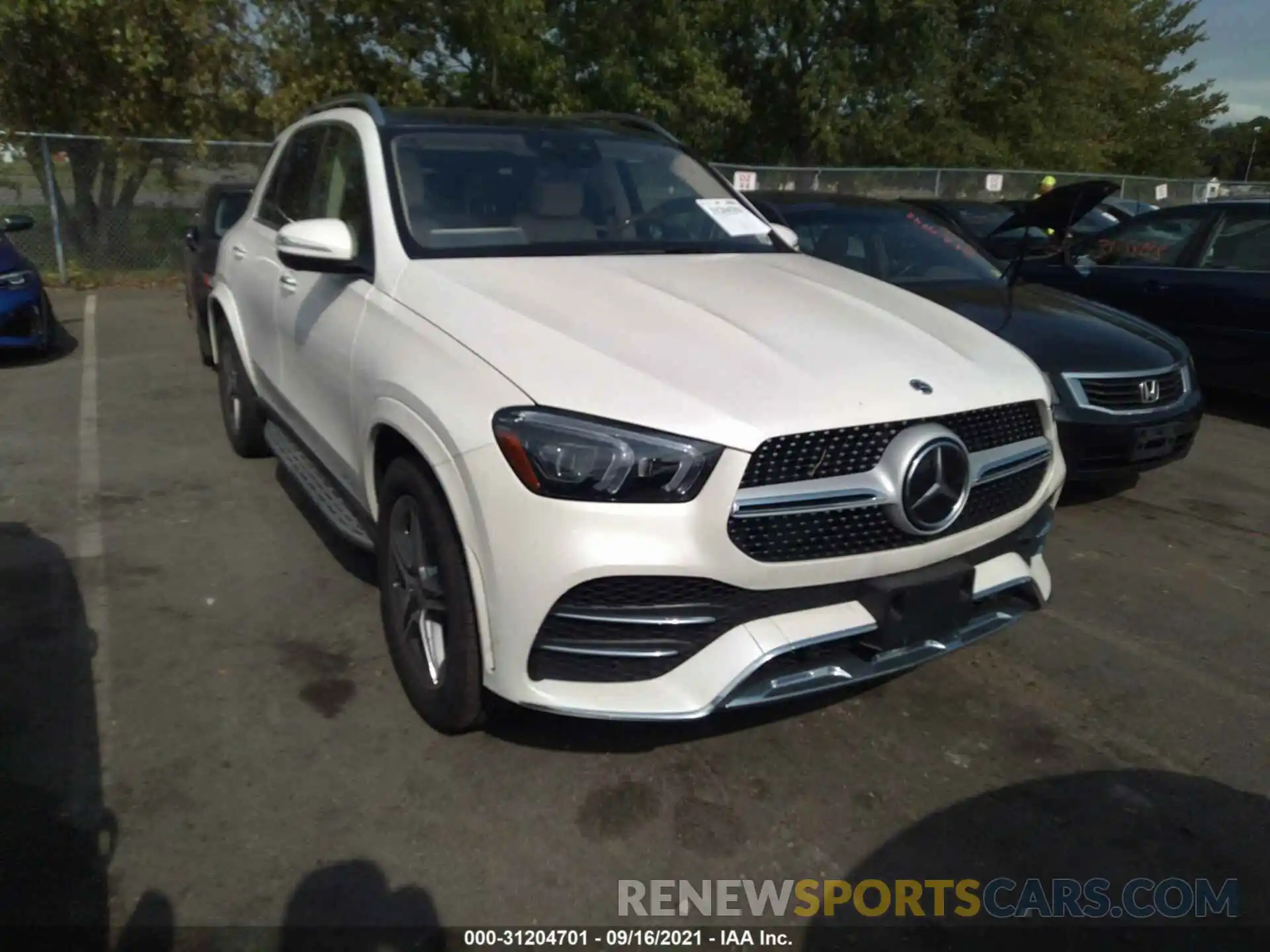 1 Photograph of a damaged car 4JGFB5KBXMA395199 MERCEDES-BENZ GLE 2021