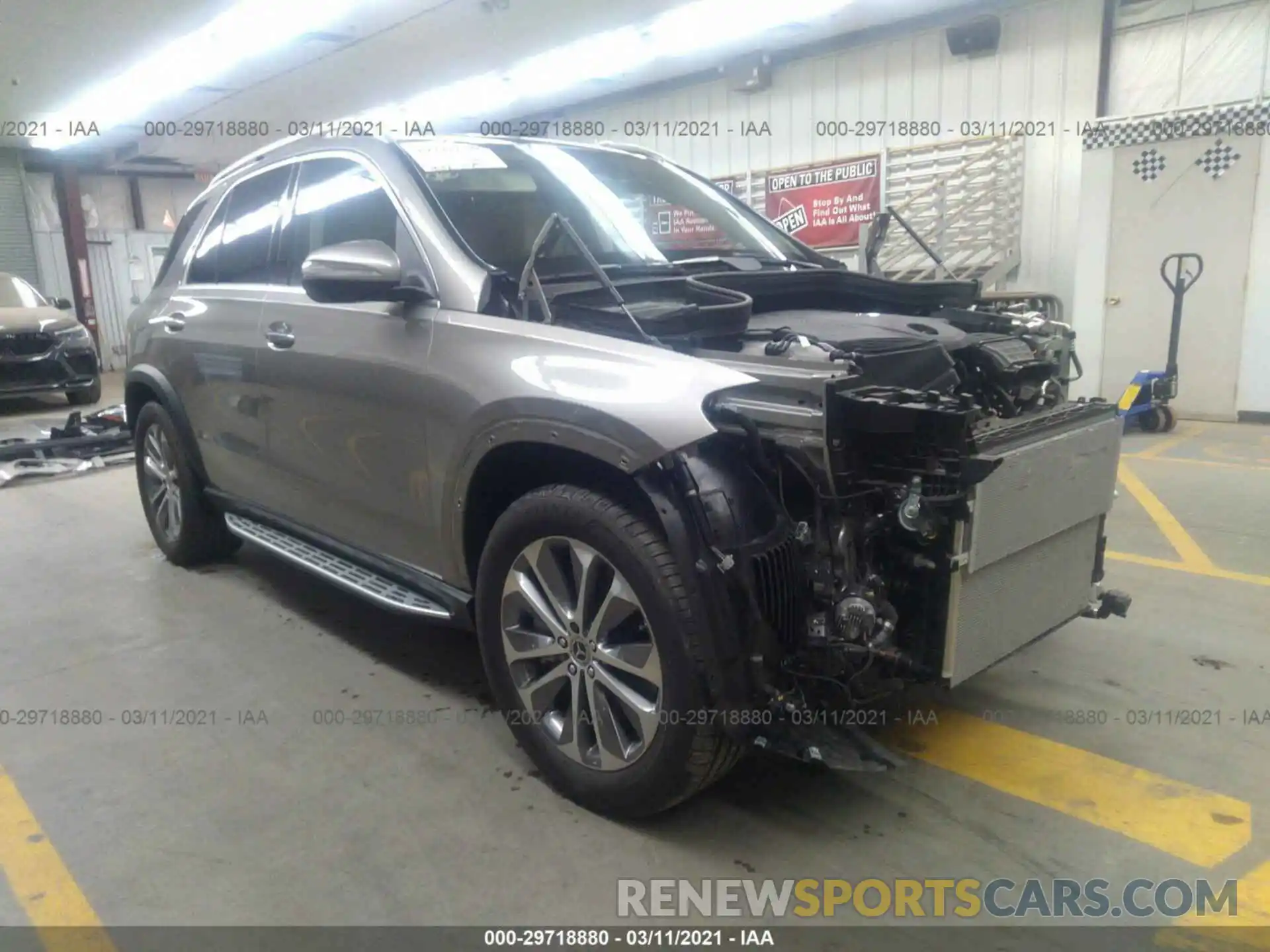 1 Photograph of a damaged car 4JGFB5KE3MA370073 MERCEDES-BENZ GLE 2021