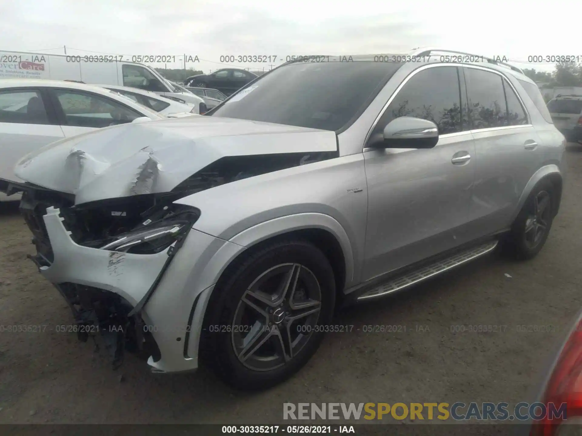 2 Photograph of a damaged car 4JGFB6BB0MA324096 MERCEDES-BENZ GLE 2021