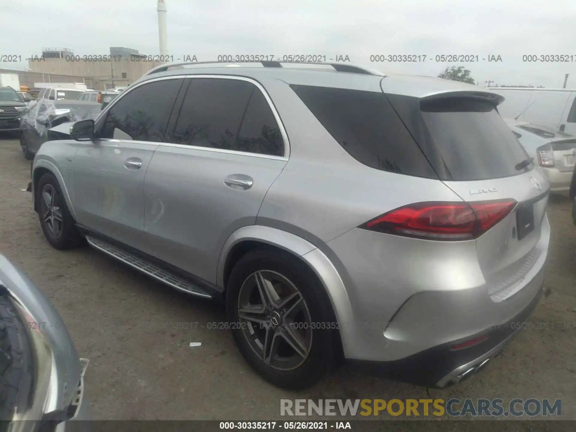 3 Фотография поврежденного автомобиля 4JGFB6BB0MA324096 MERCEDES-BENZ GLE 2021