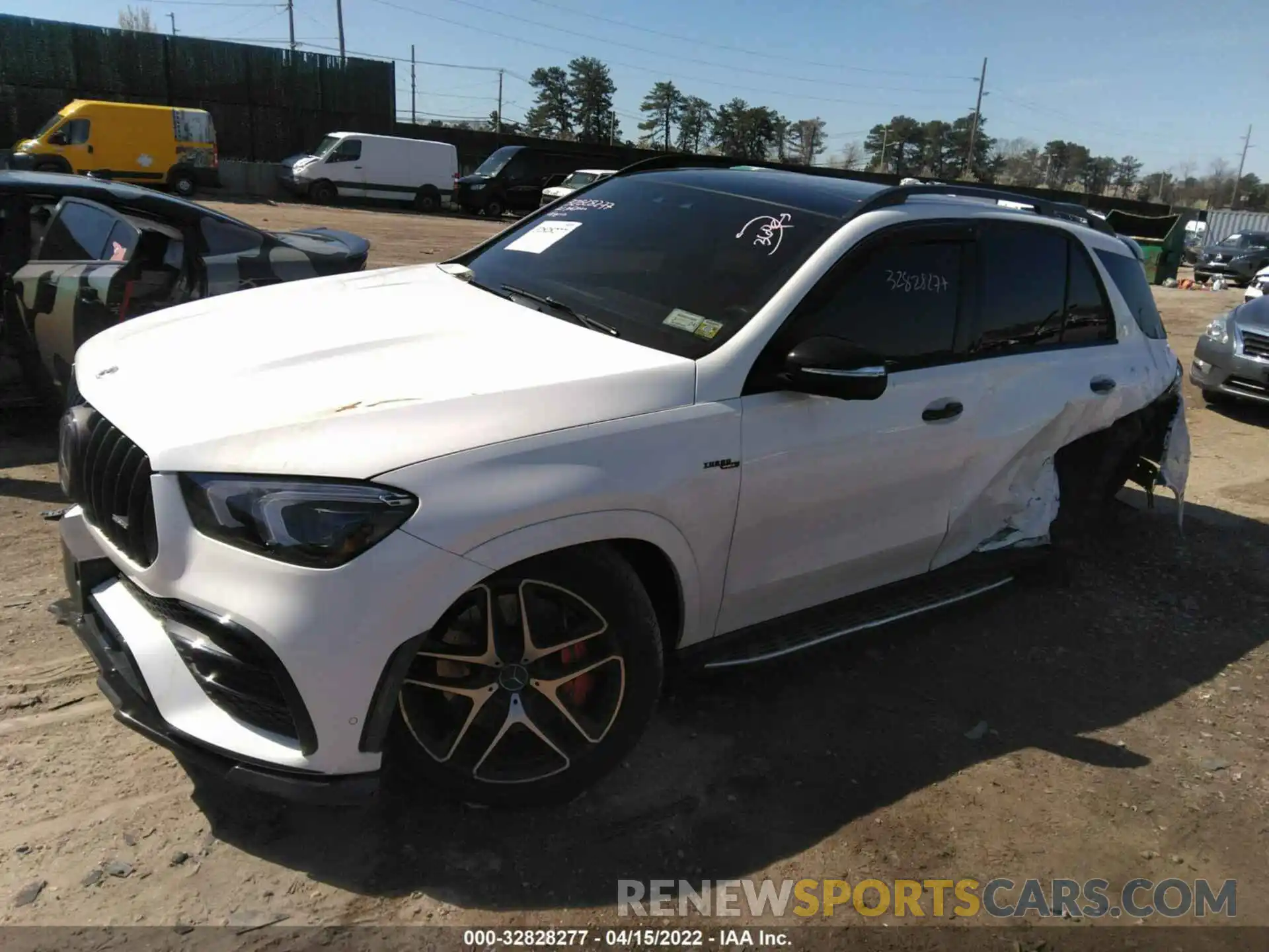 2 Photograph of a damaged car 4JGFB6BB3MA434947 MERCEDES-BENZ GLE 2021