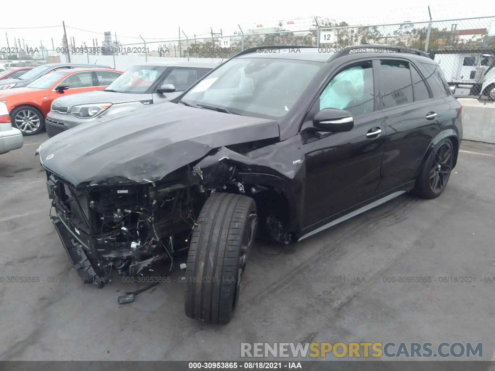 2 Photograph of a damaged car 4JGFB6BB3MA464904 MERCEDES-BENZ GLE 2021