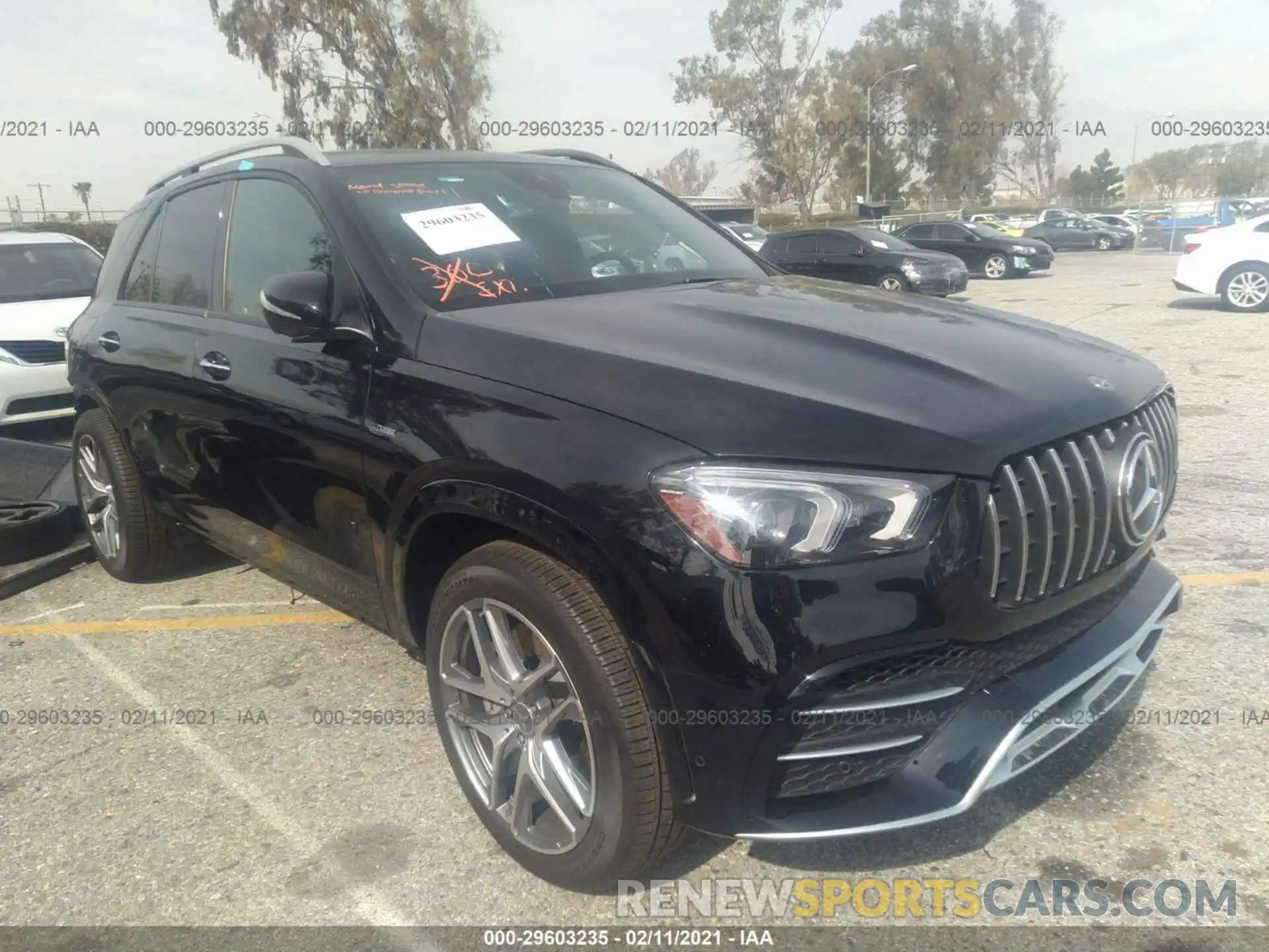 1 Photograph of a damaged car 4JGFB6BB8MA286889 MERCEDES-BENZ GLE 2021