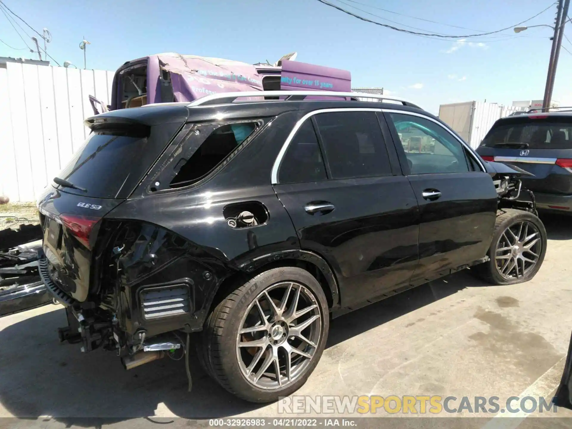 4 Фотография поврежденного автомобиля 4JGFB6BB9MA576025 MERCEDES-BENZ GLE 2021