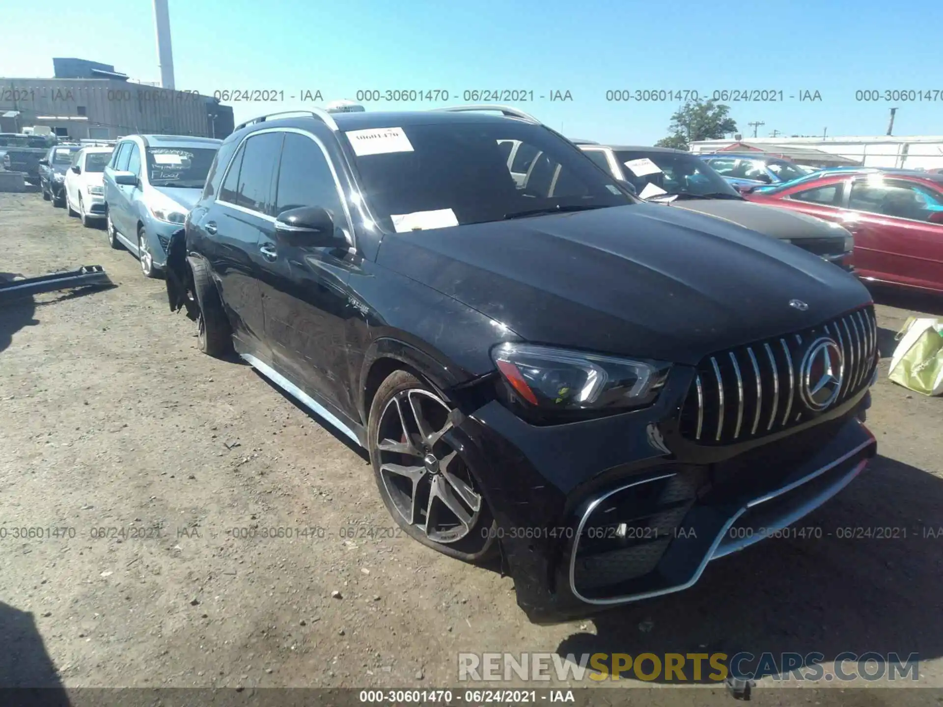 1 Photograph of a damaged car 4JGFB8KB3MA290828 MERCEDES-BENZ GLE 2021