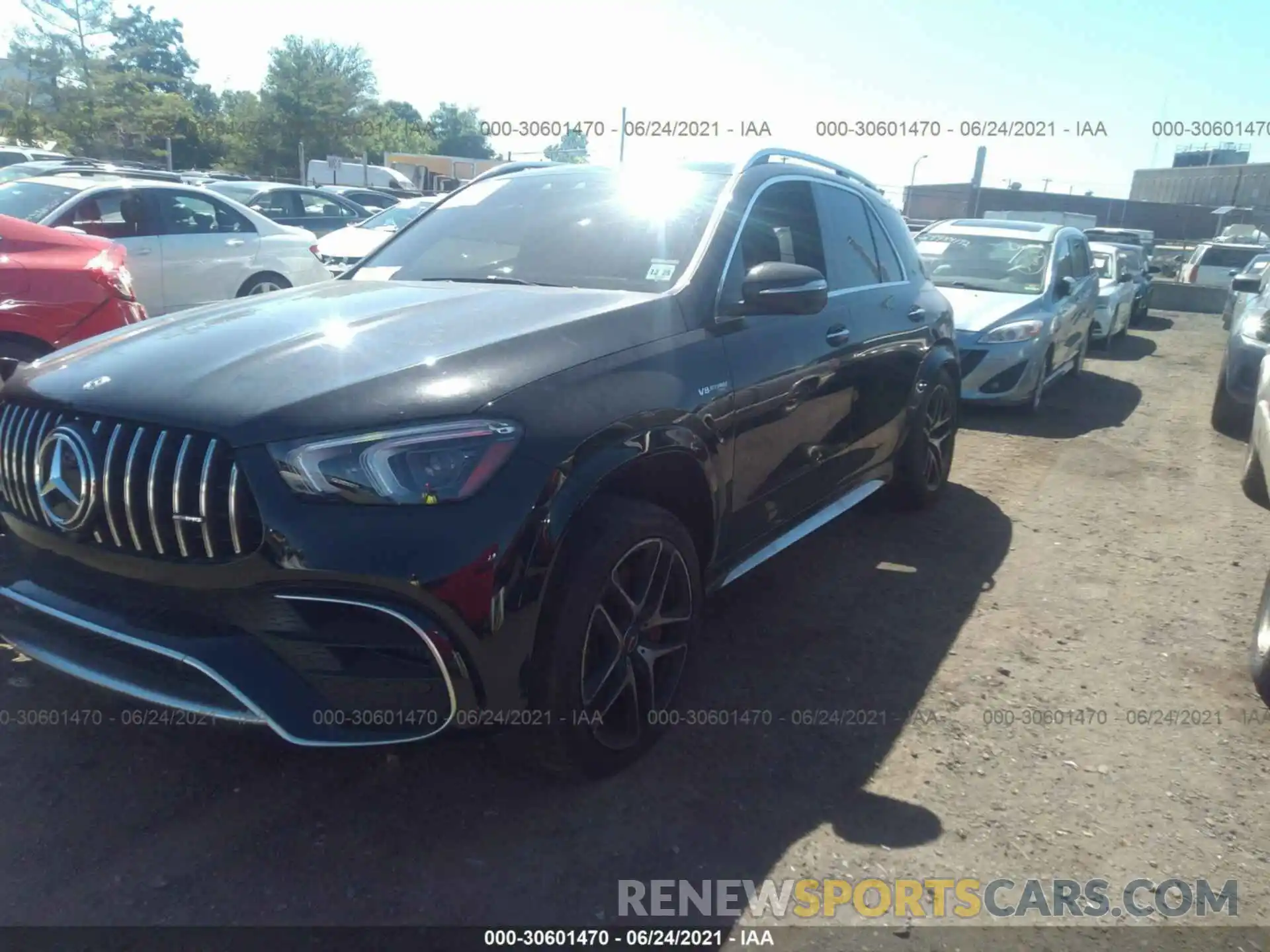 2 Photograph of a damaged car 4JGFB8KB3MA290828 MERCEDES-BENZ GLE 2021