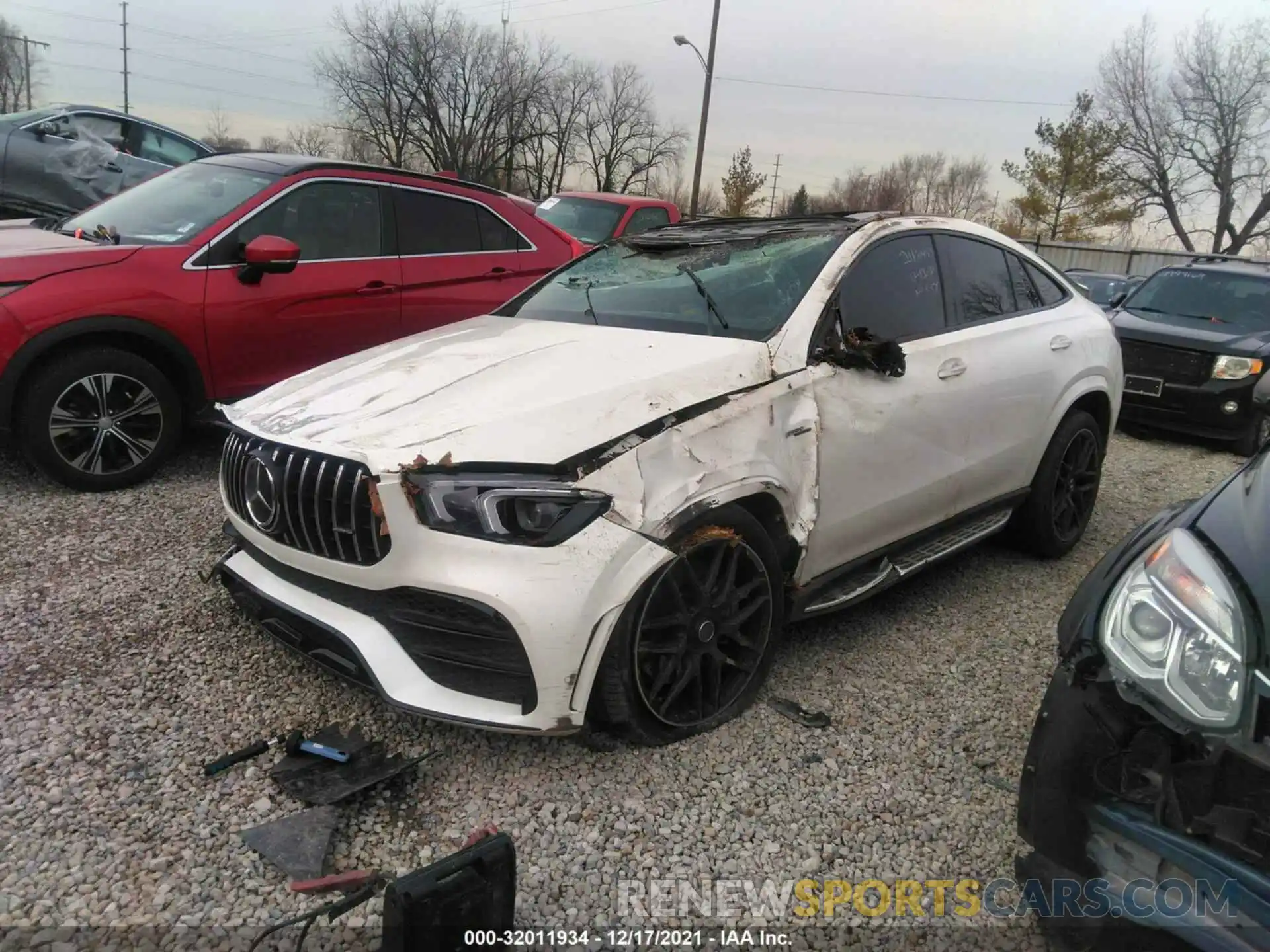 2 Photograph of a damaged car 4JGFD6BB0MA186831 MERCEDES-BENZ GLE 2021