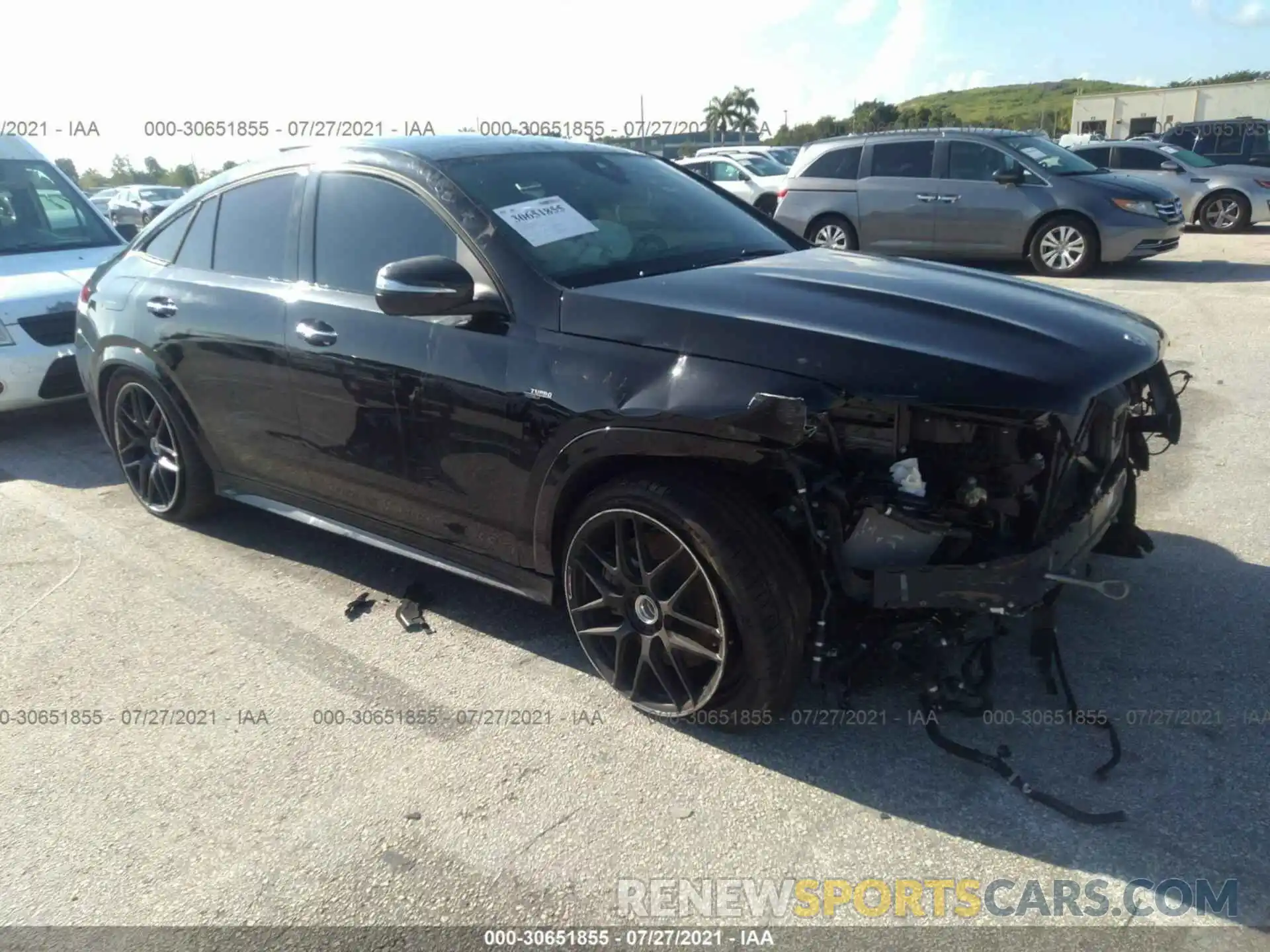 1 Photograph of a damaged car 4JGFD6BB0MA469147 MERCEDES-BENZ GLE 2021