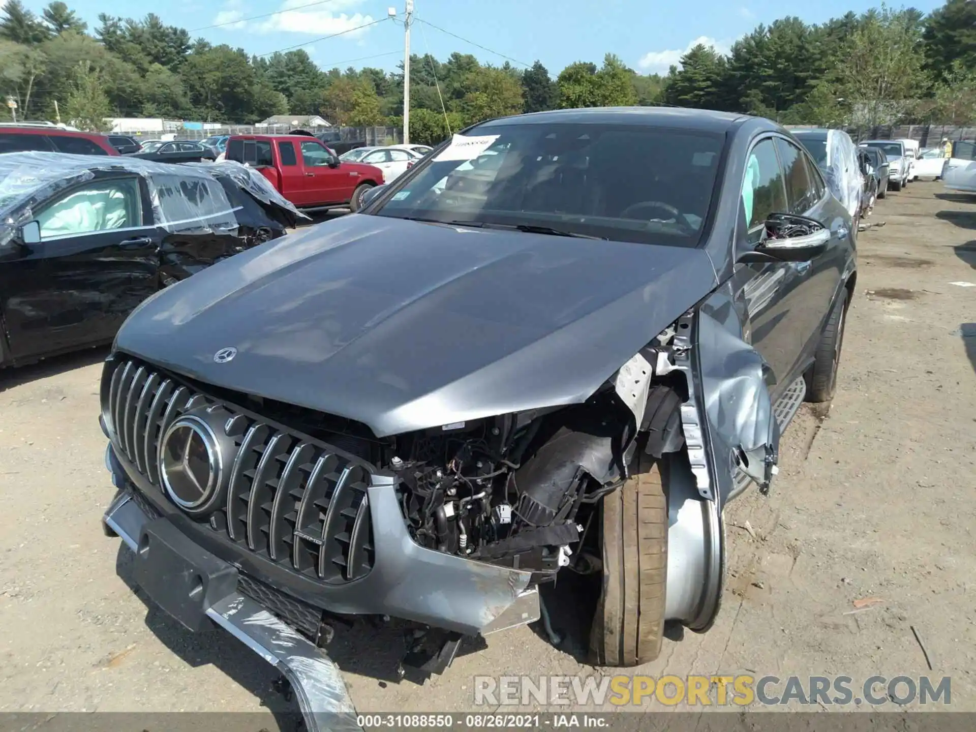 2 Photograph of a damaged car 4JGFD6BB1MA351849 MERCEDES-BENZ GLE 2021