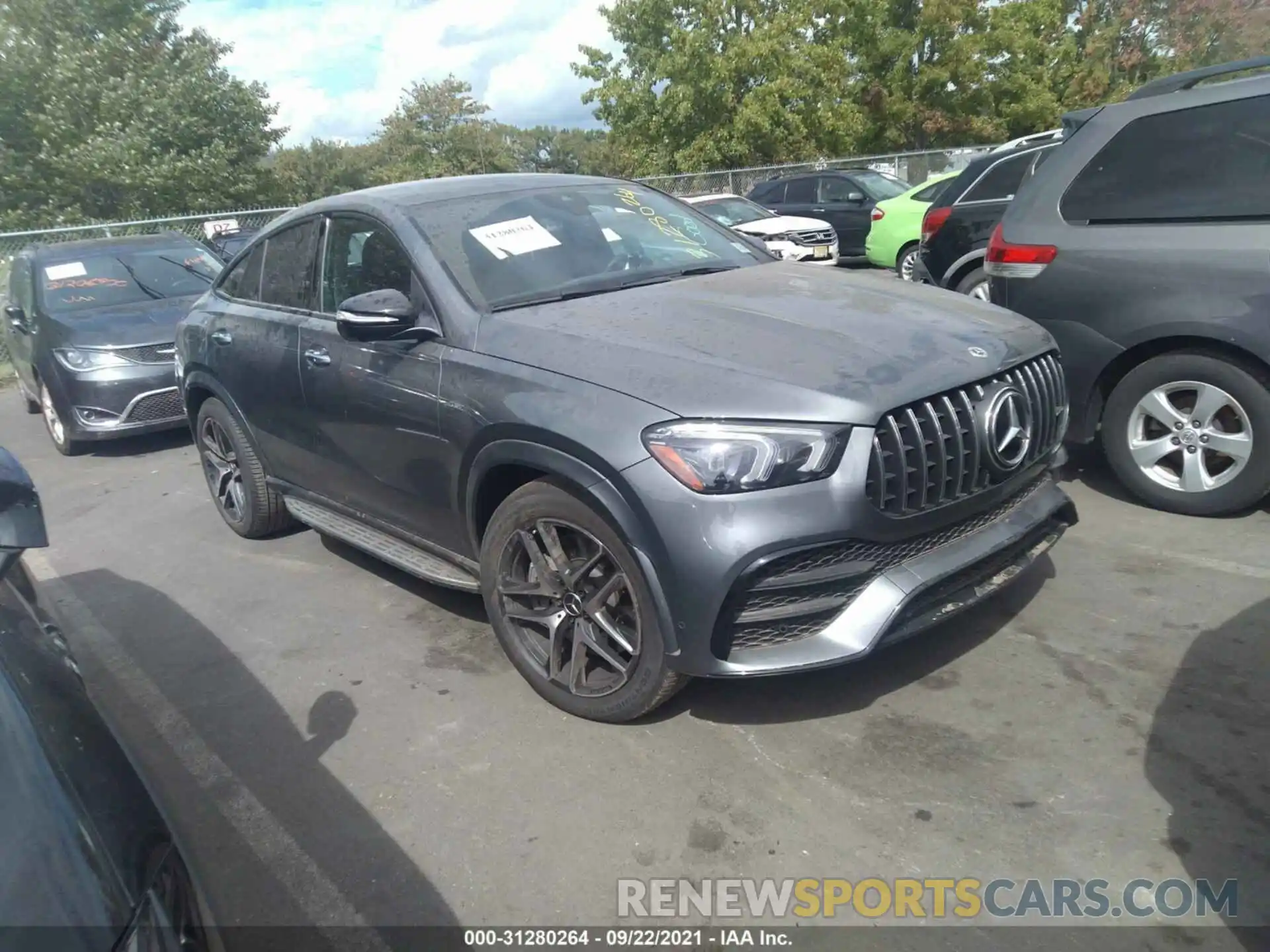 1 Photograph of a damaged car 4JGFD6BB3MA378664 MERCEDES-BENZ GLE 2021