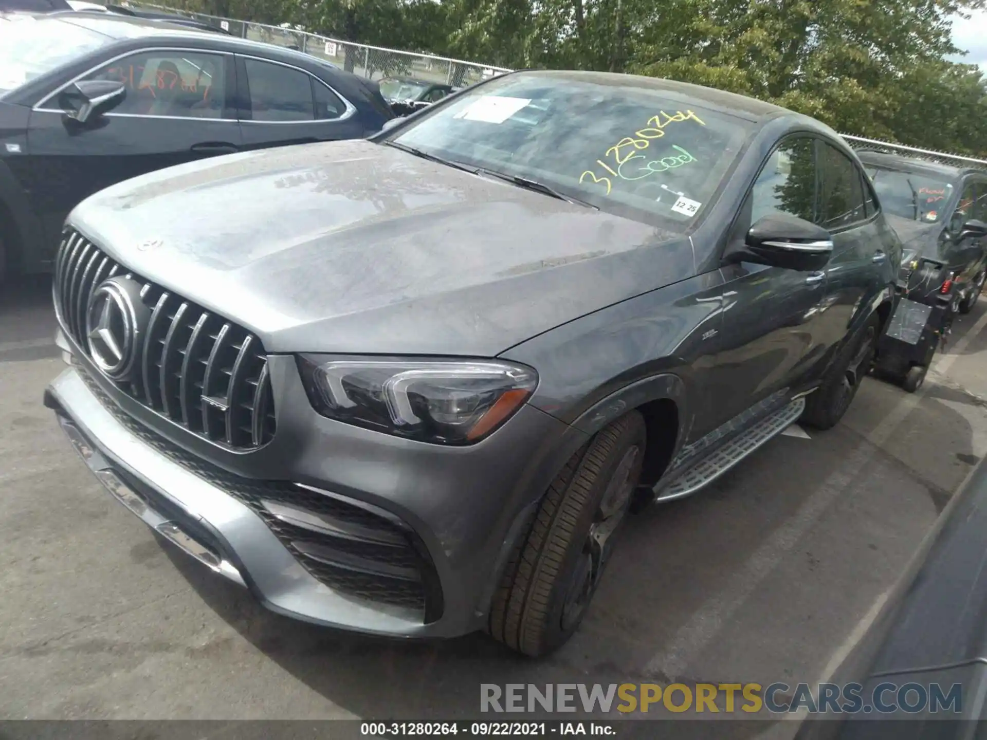 2 Photograph of a damaged car 4JGFD6BB3MA378664 MERCEDES-BENZ GLE 2021