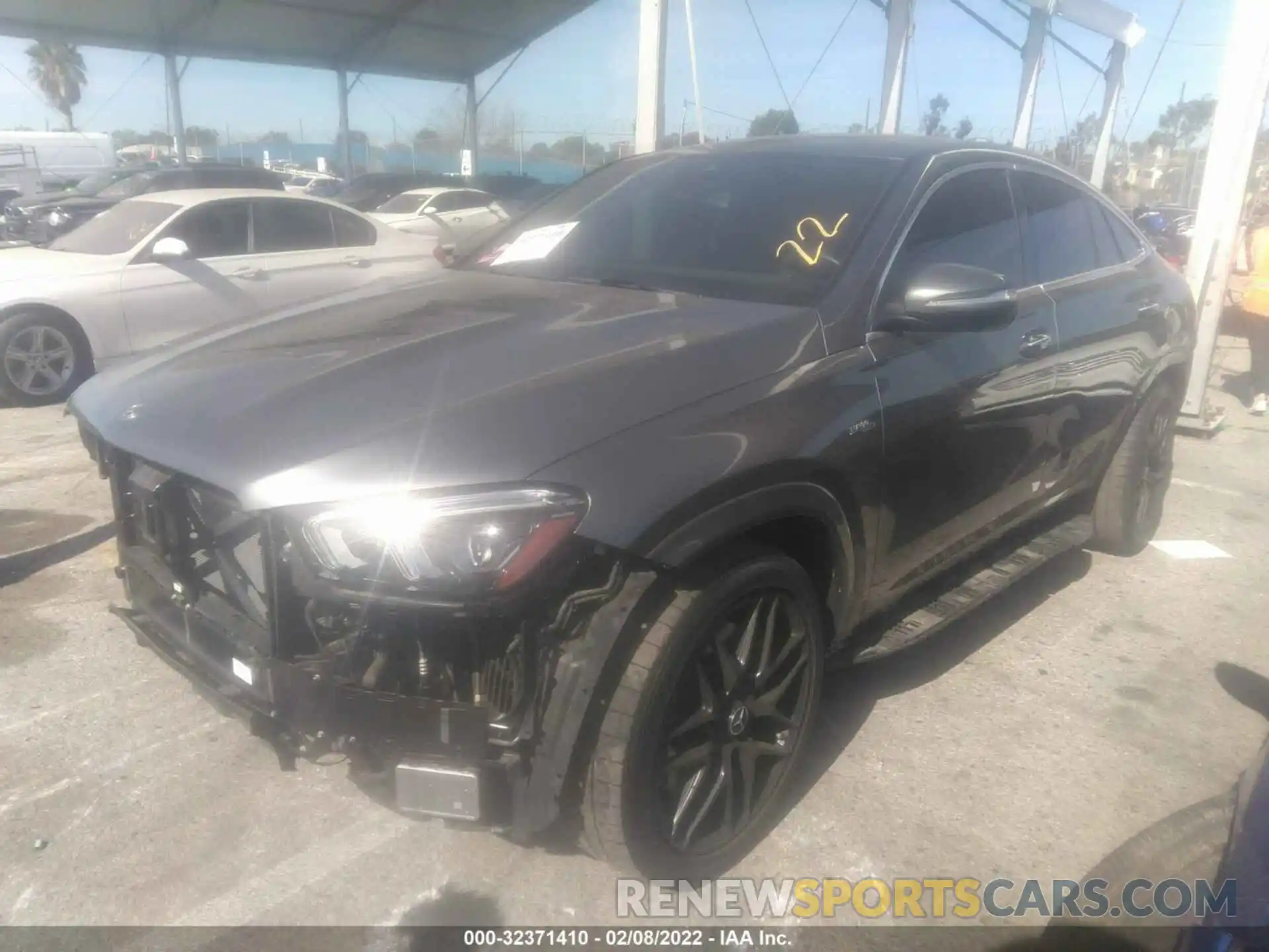 2 Photograph of a damaged car 4JGFD6BB5MA254833 MERCEDES-BENZ GLE 2021