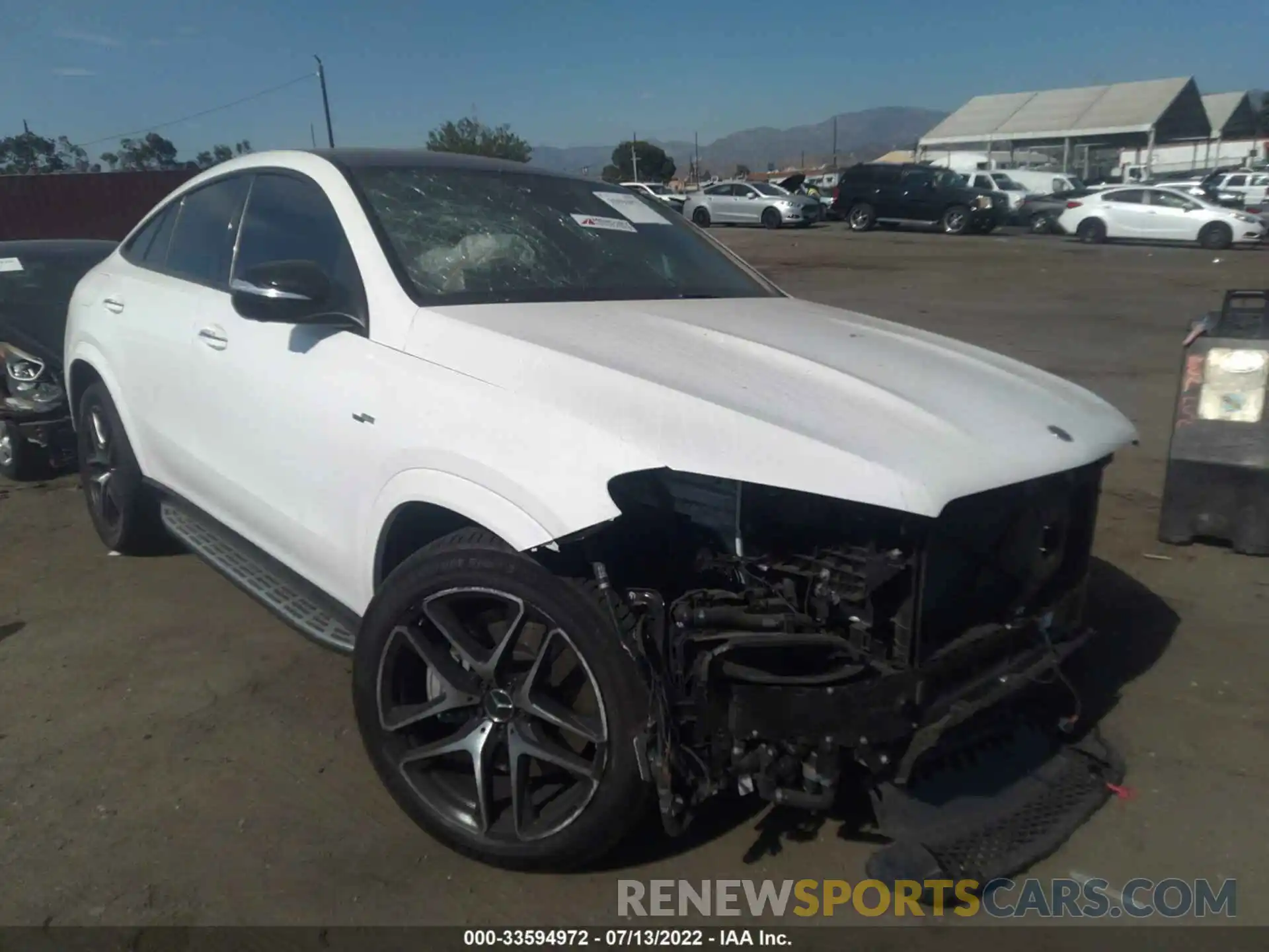 1 Photograph of a damaged car 4JGFD6BB5MA322533 MERCEDES-BENZ GLE 2021