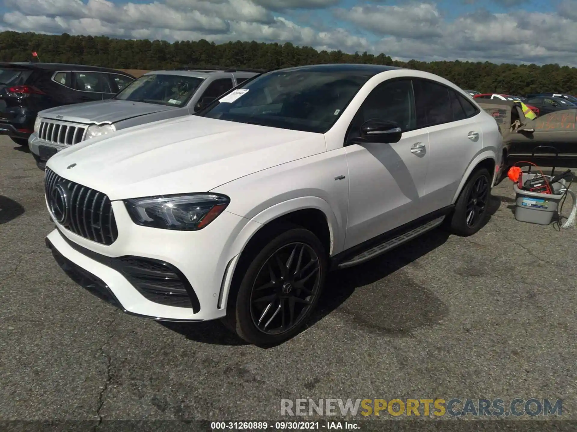 2 Photograph of a damaged car 4JGFD6BB9MA296440 MERCEDES-BENZ GLE 2021