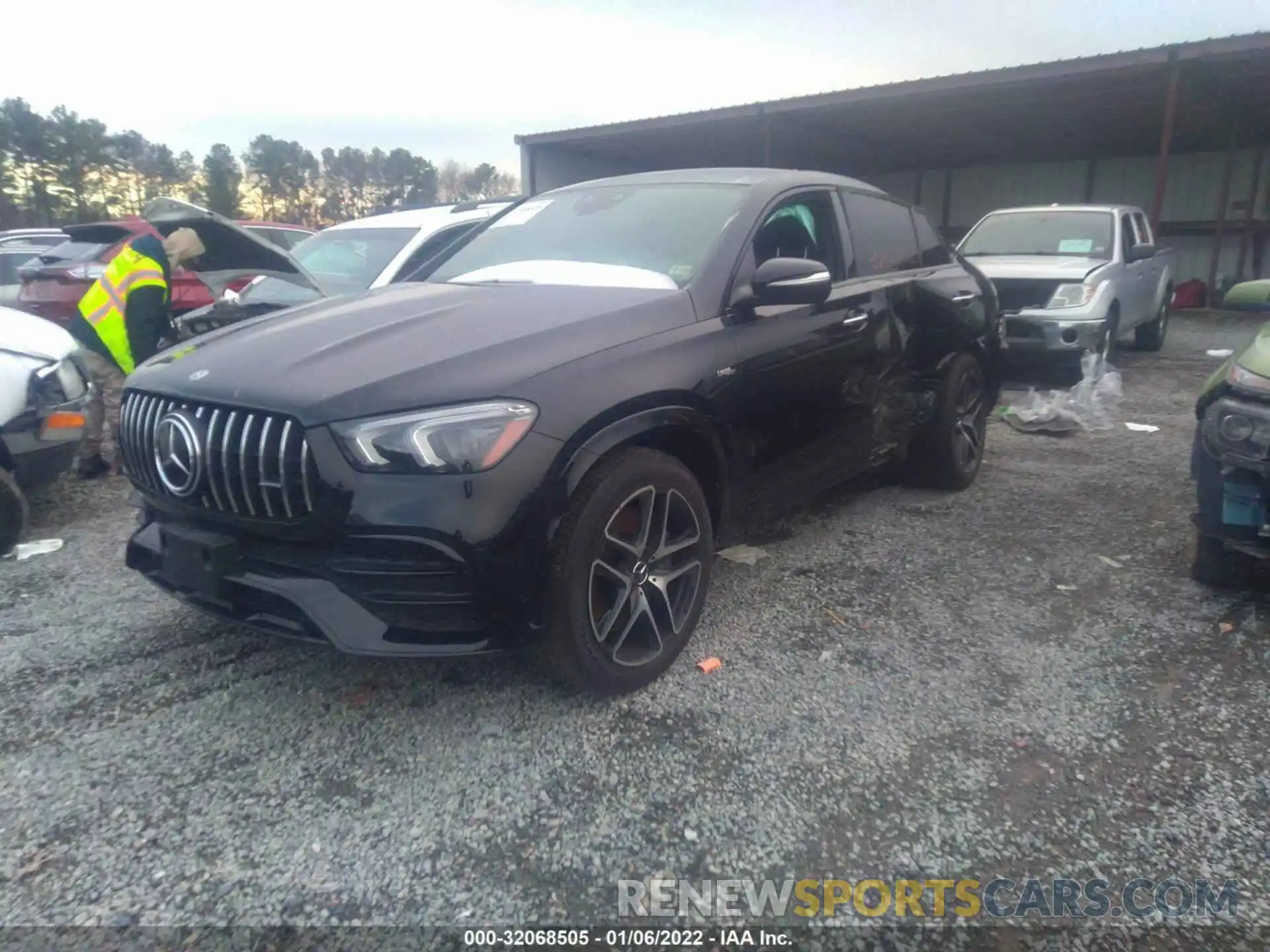 2 Photograph of a damaged car 4JGFD6BBXMA218717 MERCEDES-BENZ GLE 2021