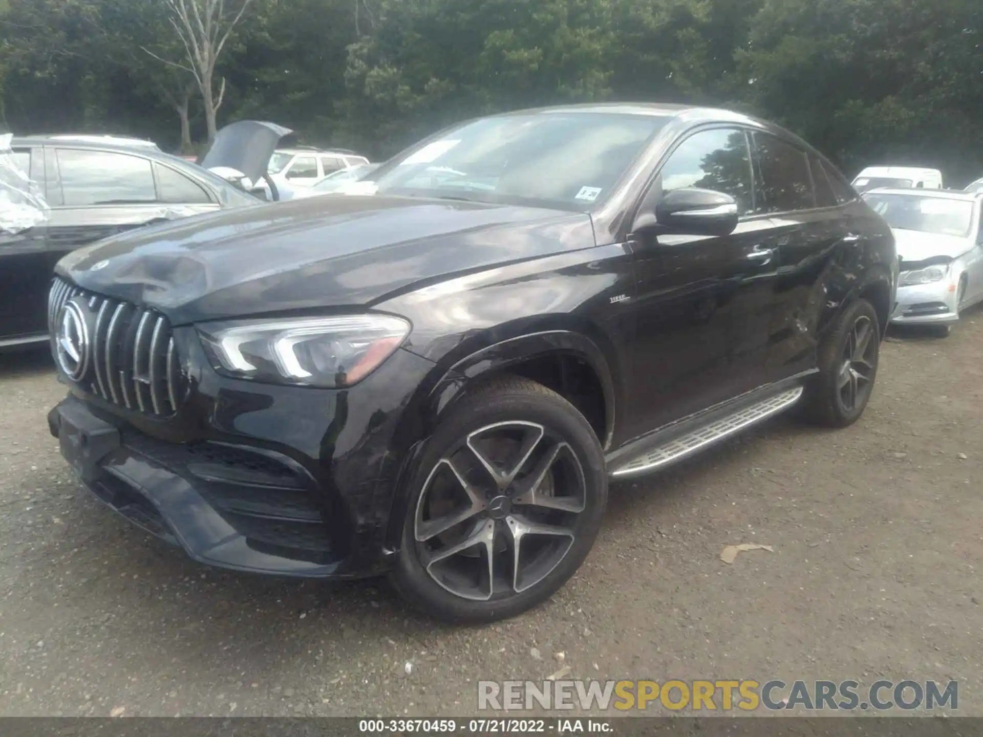 2 Photograph of a damaged car 4JGFD6BBXMA440996 MERCEDES-BENZ GLE 2021