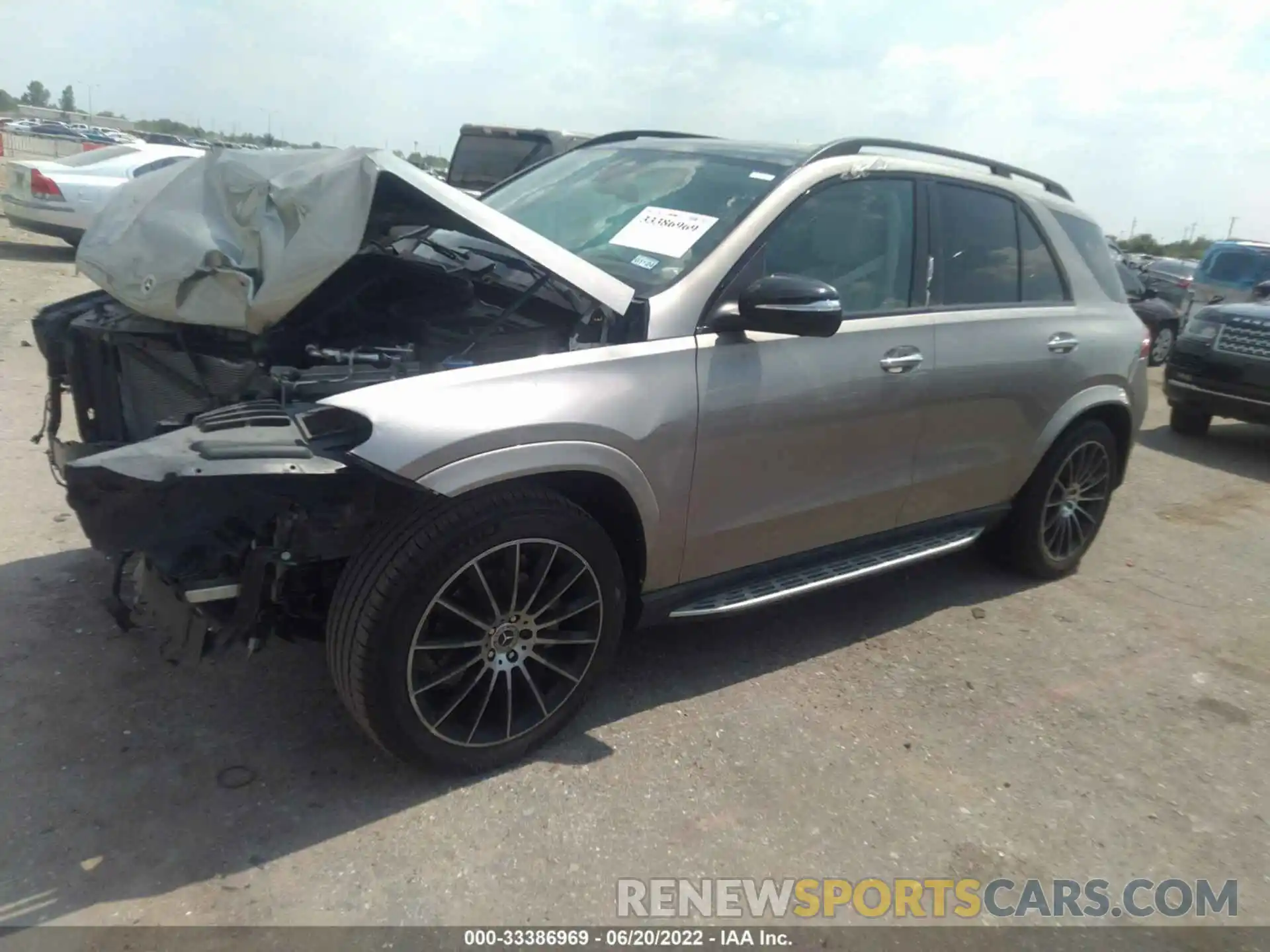 2 Фотография поврежденного автомобиля 4JGFB4JB8NA602444 MERCEDES-BENZ GLE 2022