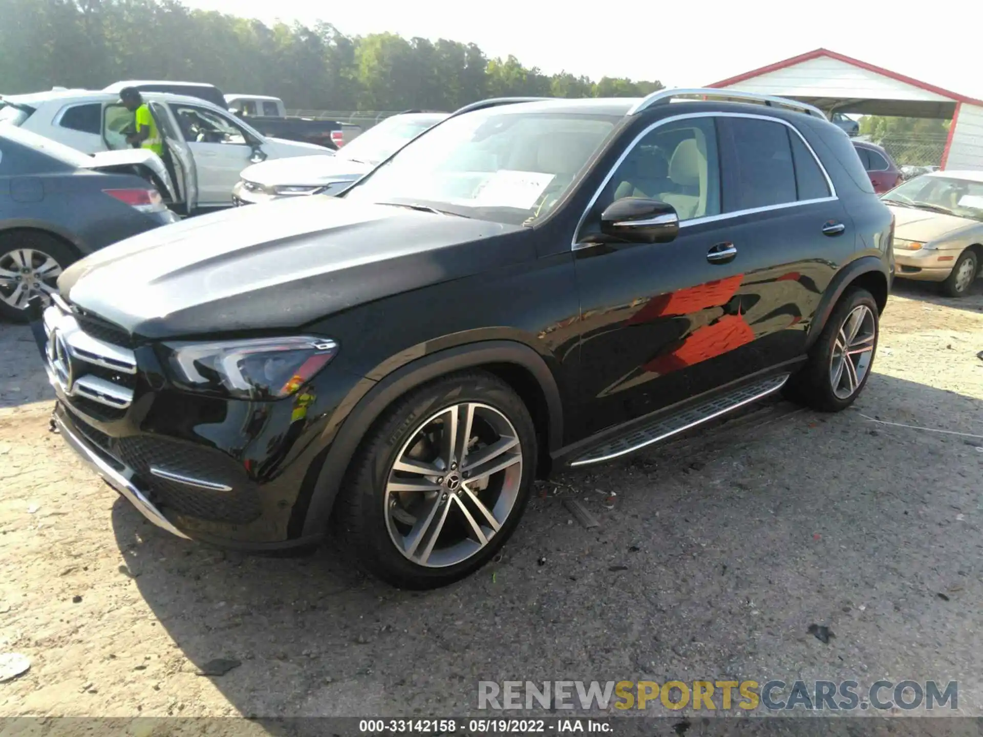 2 Photograph of a damaged car 4JGFB4JE3NA603530 MERCEDES-BENZ GLE 2022