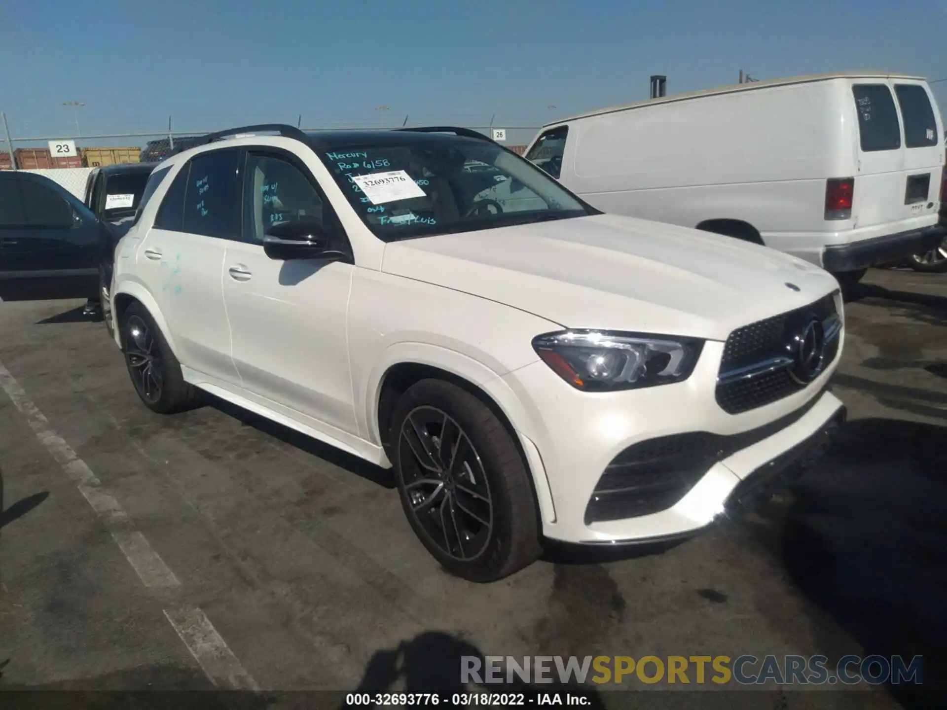 1 Photograph of a damaged car 4JGFB5KB1NA632423 MERCEDES-BENZ GLE 2022