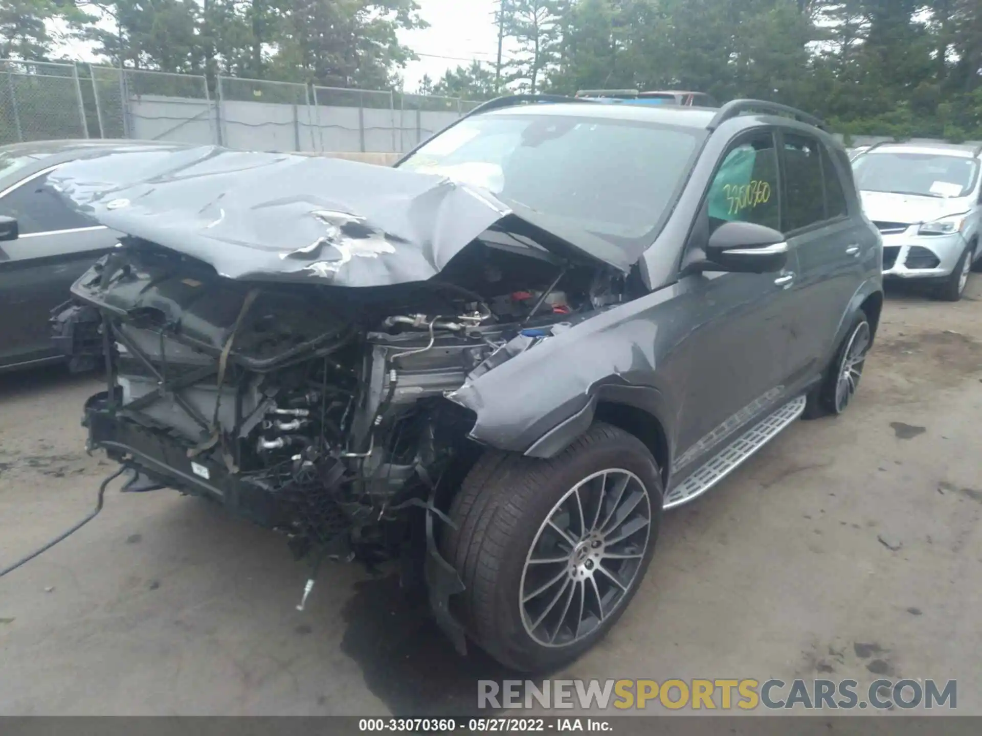 2 Photograph of a damaged car 4JGFB5KB3NA698729 MERCEDES-BENZ GLE 2022