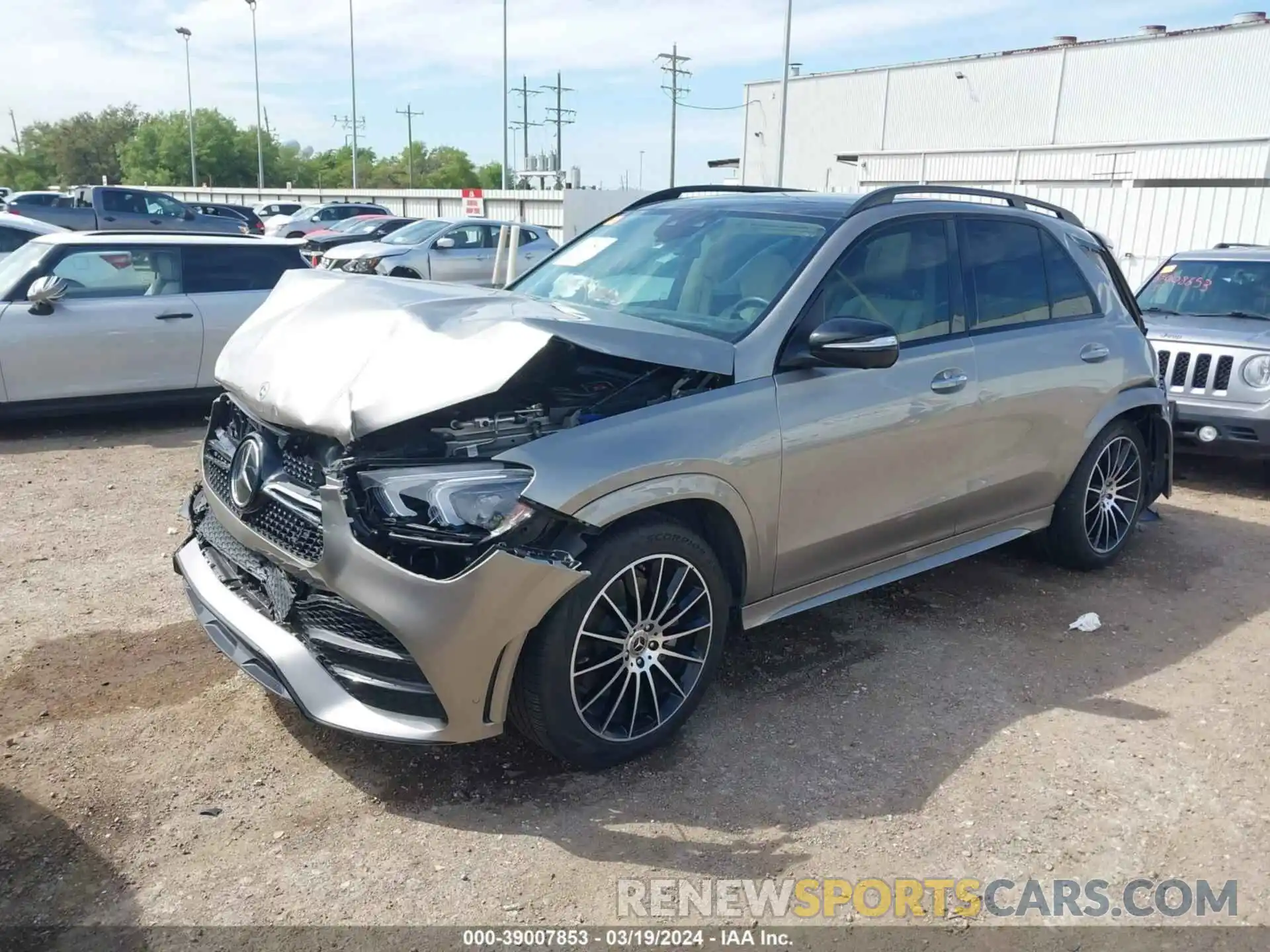 2 Photograph of a damaged car 4JGFB5KB7NA772878 MERCEDES-BENZ GLE 2022