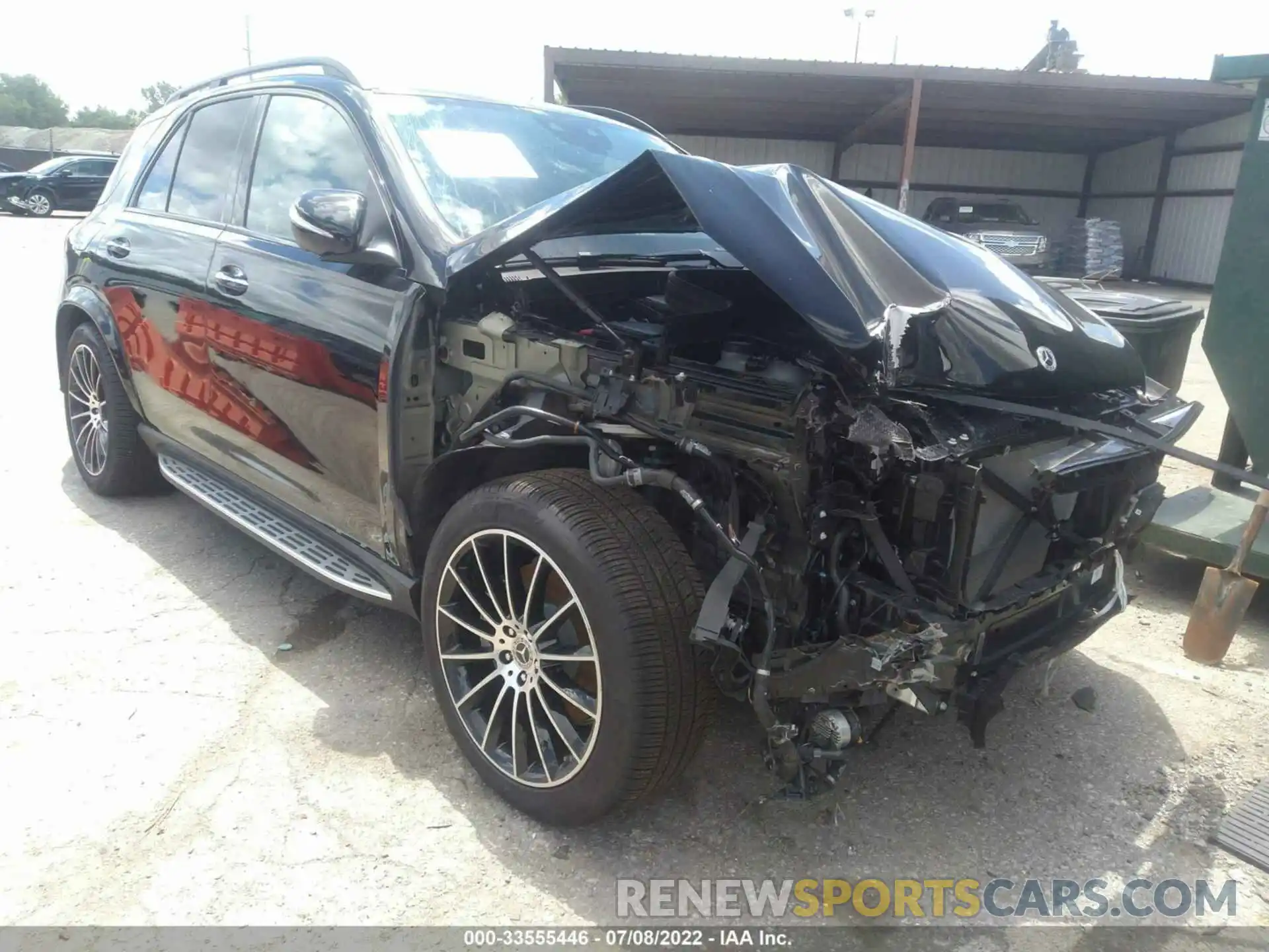 1 Photograph of a damaged car 4JGFB5KE1NA595951 MERCEDES-BENZ GLE 2022