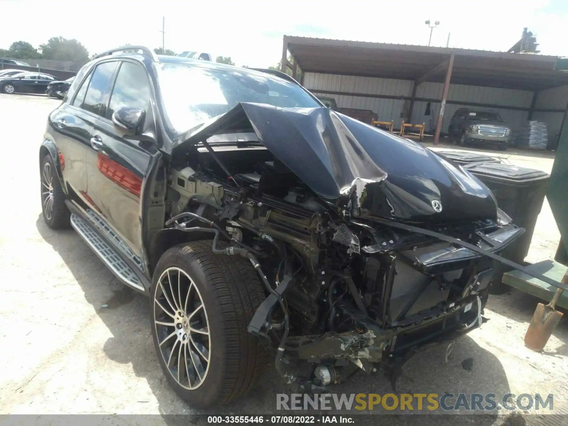 6 Photograph of a damaged car 4JGFB5KE1NA595951 MERCEDES-BENZ GLE 2022