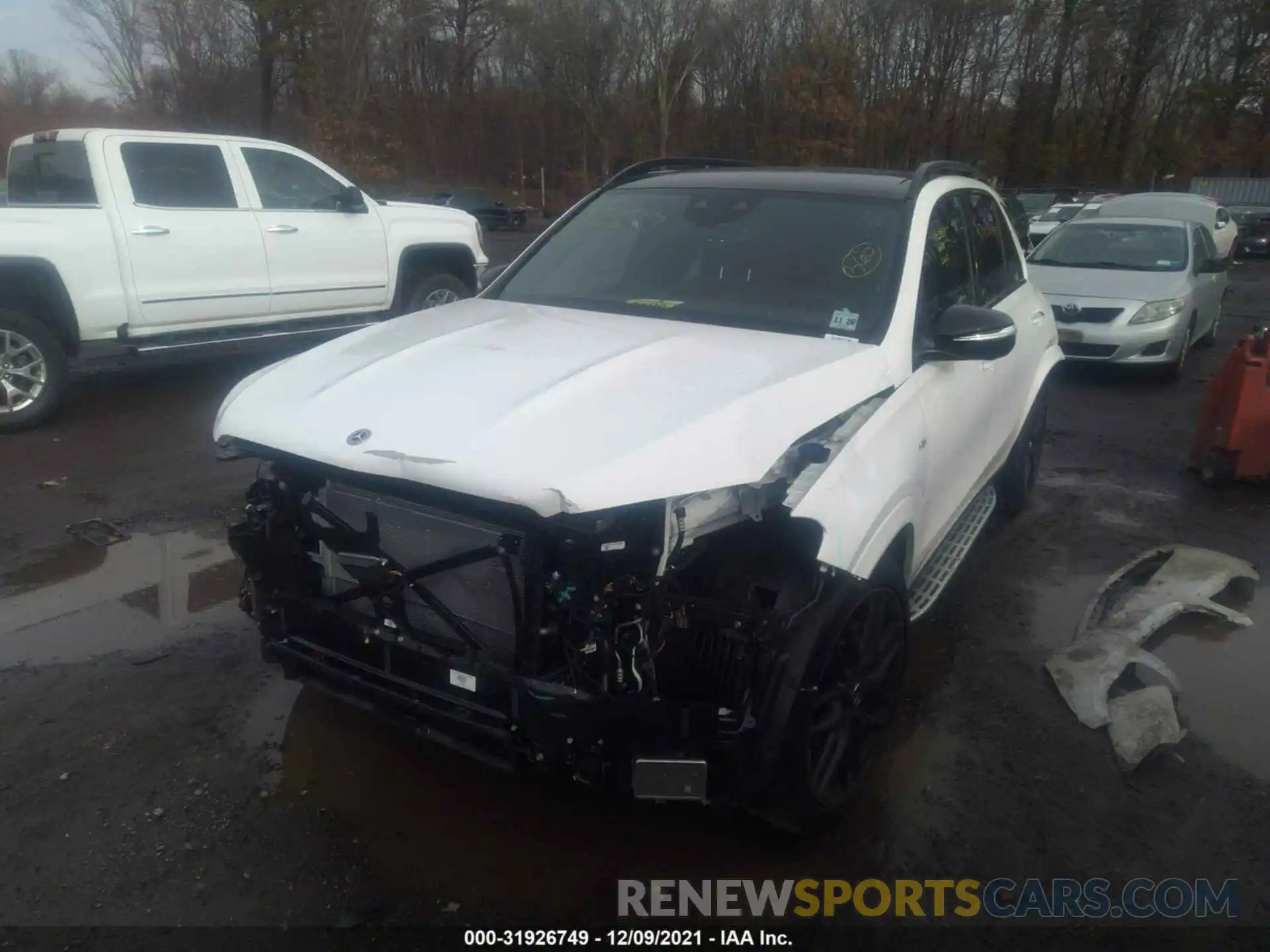 2 Photograph of a damaged car 4JGFB6BB3NA589113 MERCEDES-BENZ GLE 2022