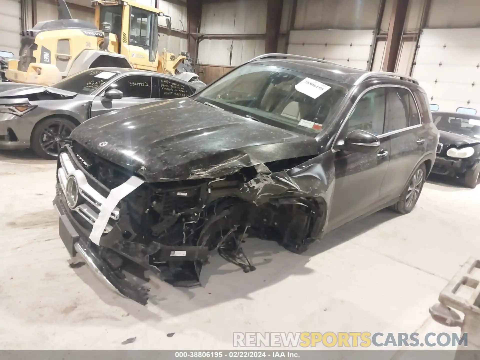 2 Photograph of a damaged car 4JGFB4KB5LA092419 MERCEDES-BENZ GLE 350 2020