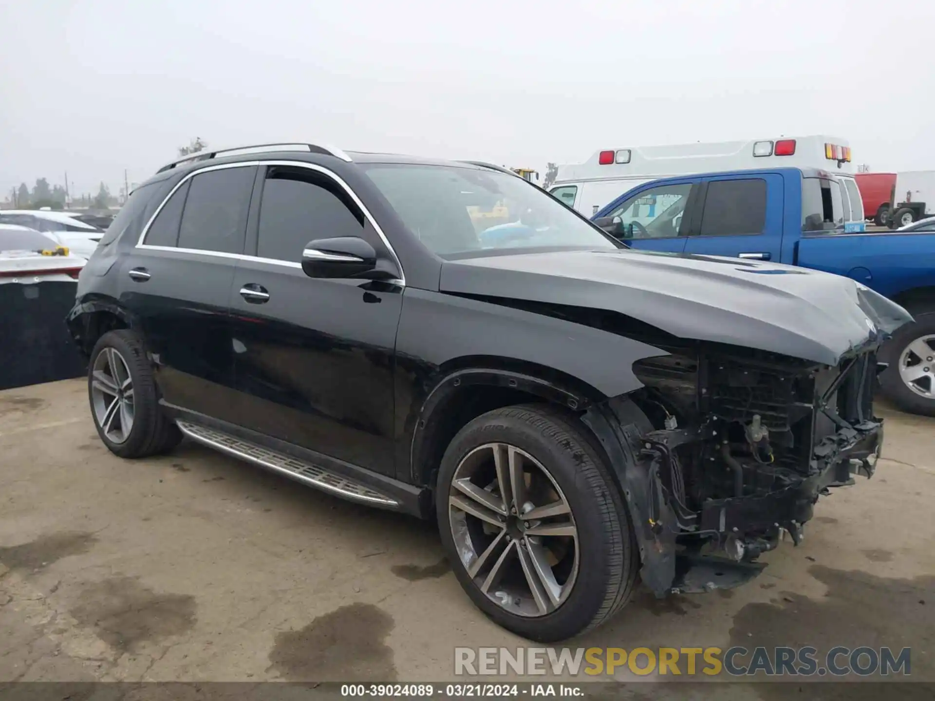 1 Photograph of a damaged car 4JGFB4JB4MA331008 MERCEDES-BENZ GLE 350 2021