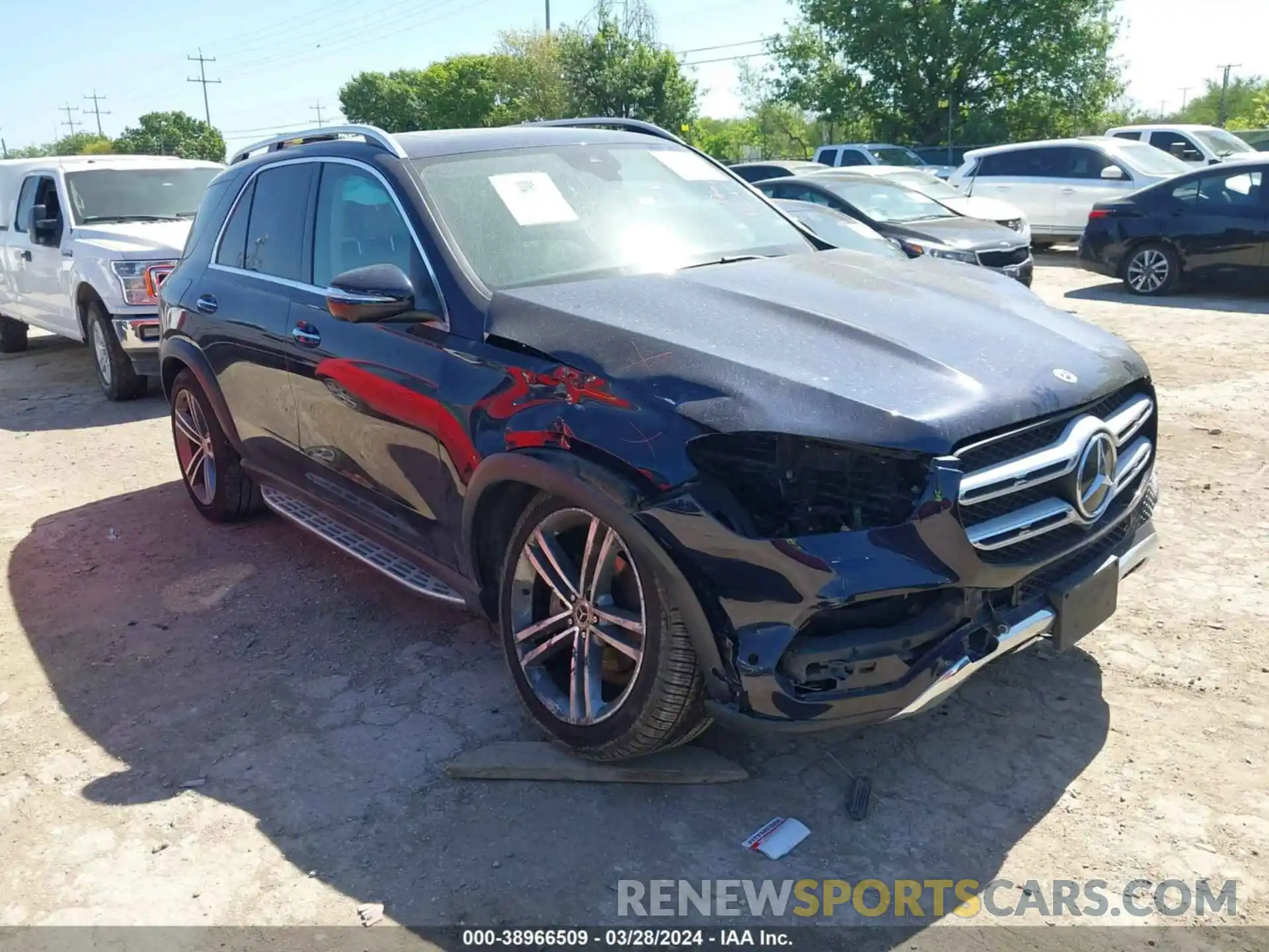 1 Photograph of a damaged car 4JGFB4KBXMA488556 MERCEDES-BENZ GLE 350 2021