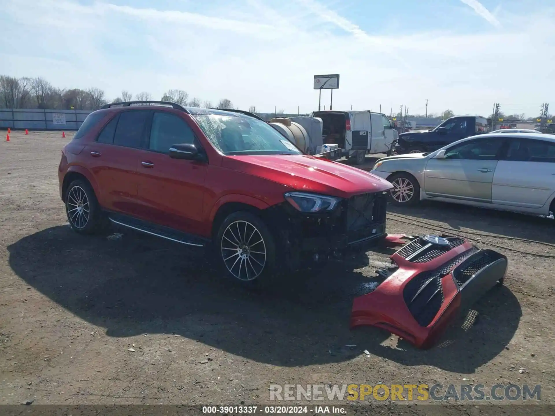 1 Photograph of a damaged car 4JGFB4JB5PA860455 MERCEDES-BENZ GLE 350 2023