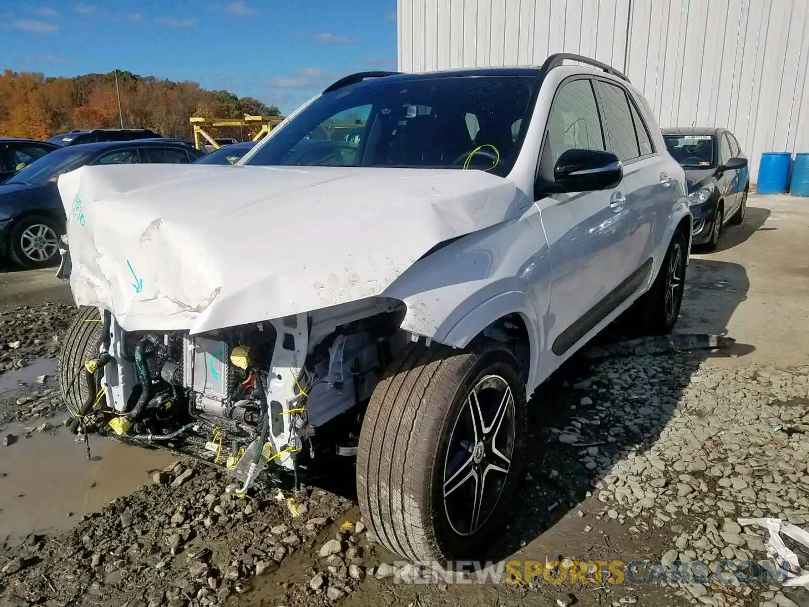 2 Photograph of a damaged car 4JGFB4KB6LA102424 MERCEDES-BENZ GLE 350 4M 2020