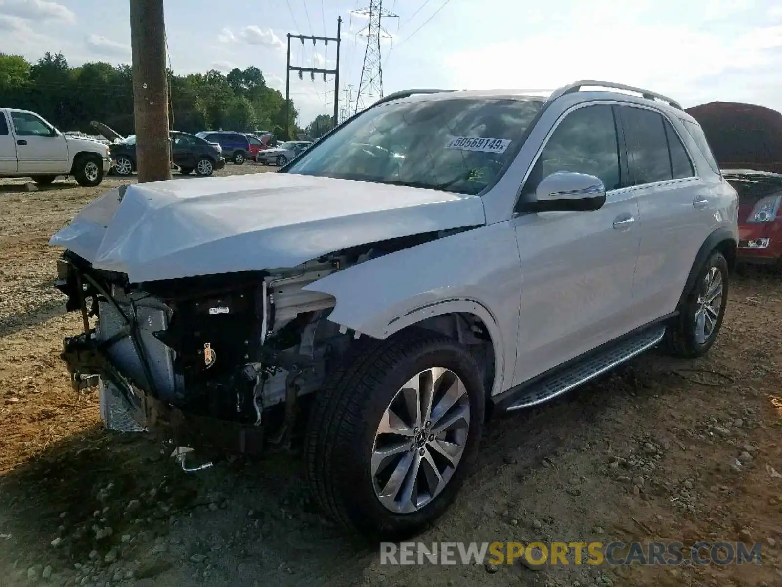 2 Photograph of a damaged car 4JGFB4KB7LA033193 MERCEDES-BENZ GLE 350 4M 2020