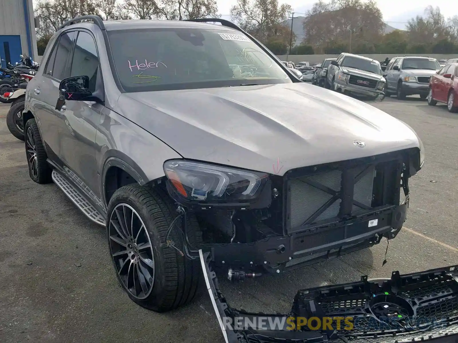 1 Photograph of a damaged car 4JGFB4KBXLA079357 MERCEDES-BENZ GLE 350 4M 2020