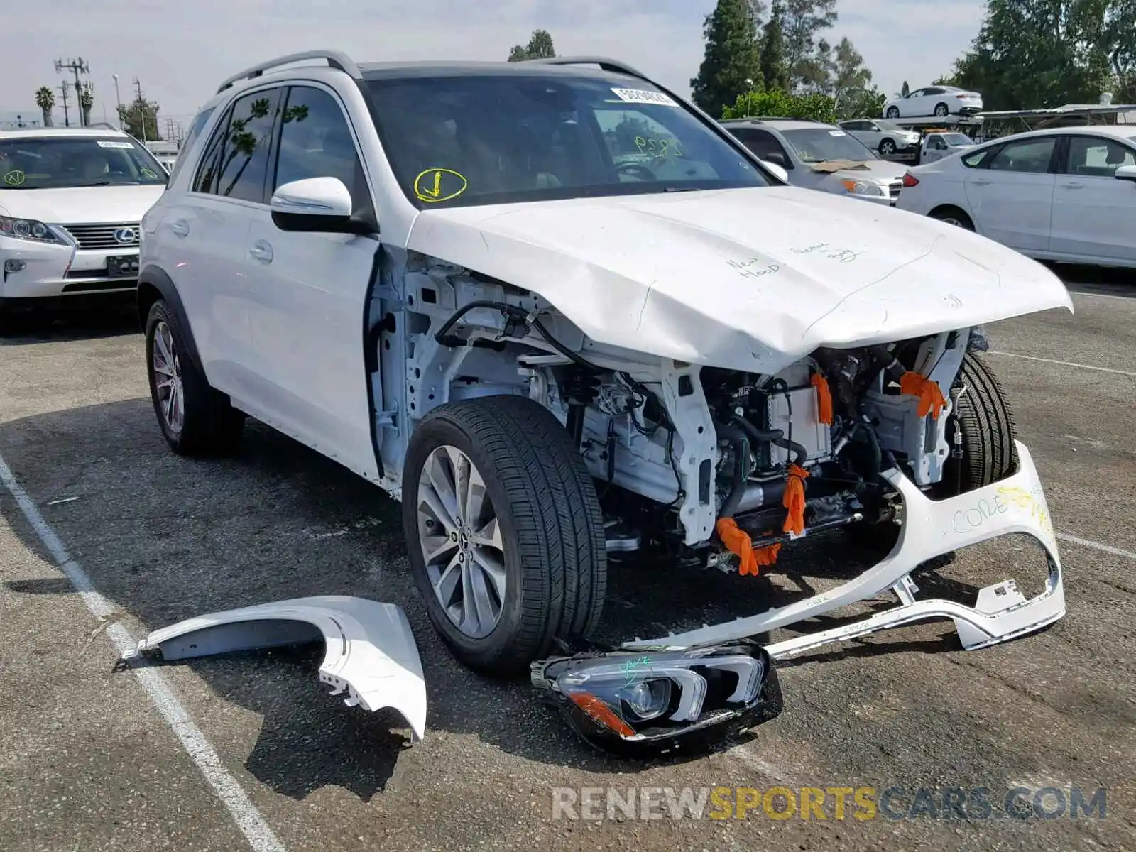 1 Photograph of a damaged car 4JGFB4KEXLA054386 MERCEDES-BENZ GLE 350 4M 2020