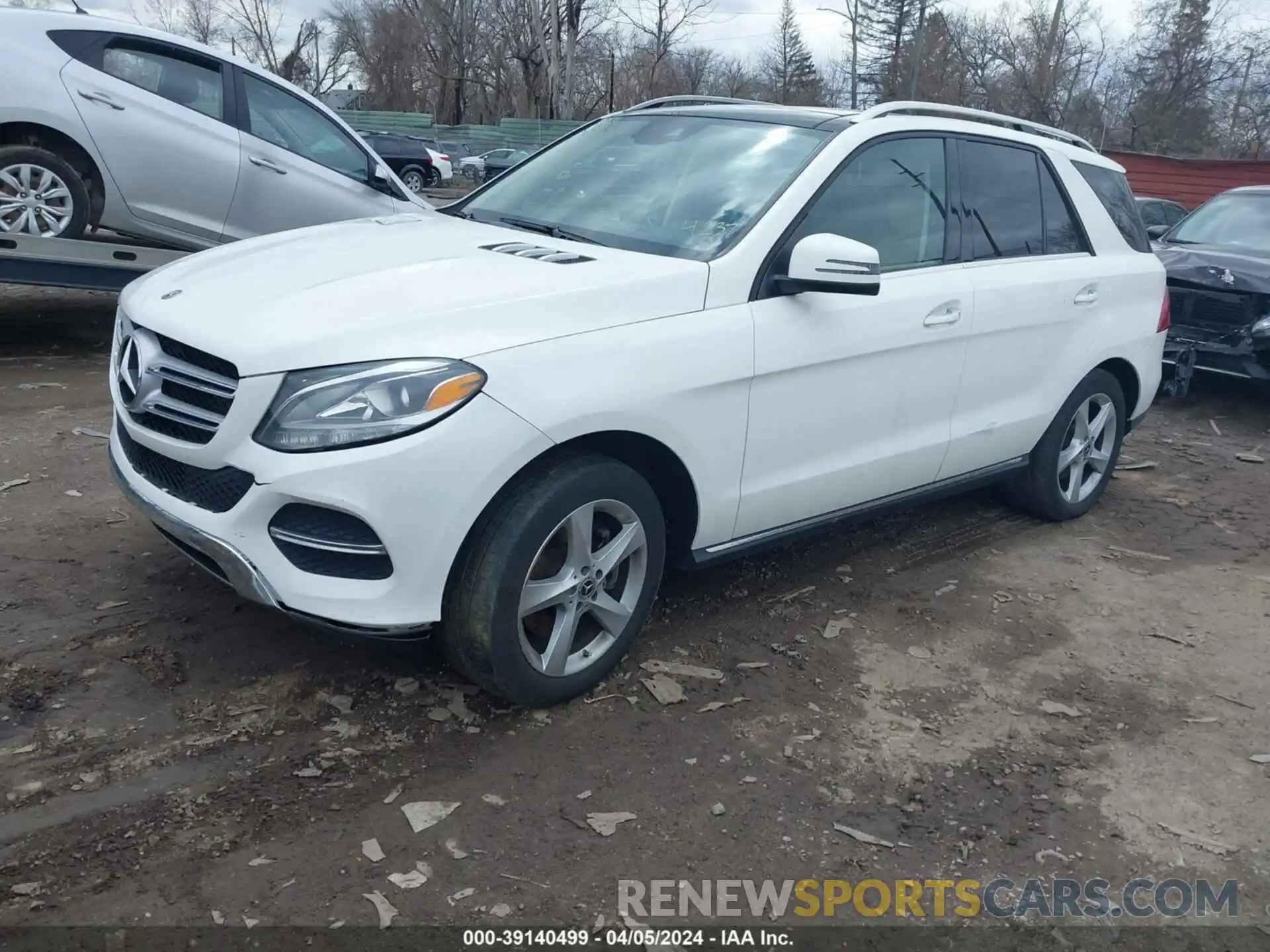 2 Photograph of a damaged car 4JGDA5GB6KB214237 MERCEDES-BENZ GLE 400 2019