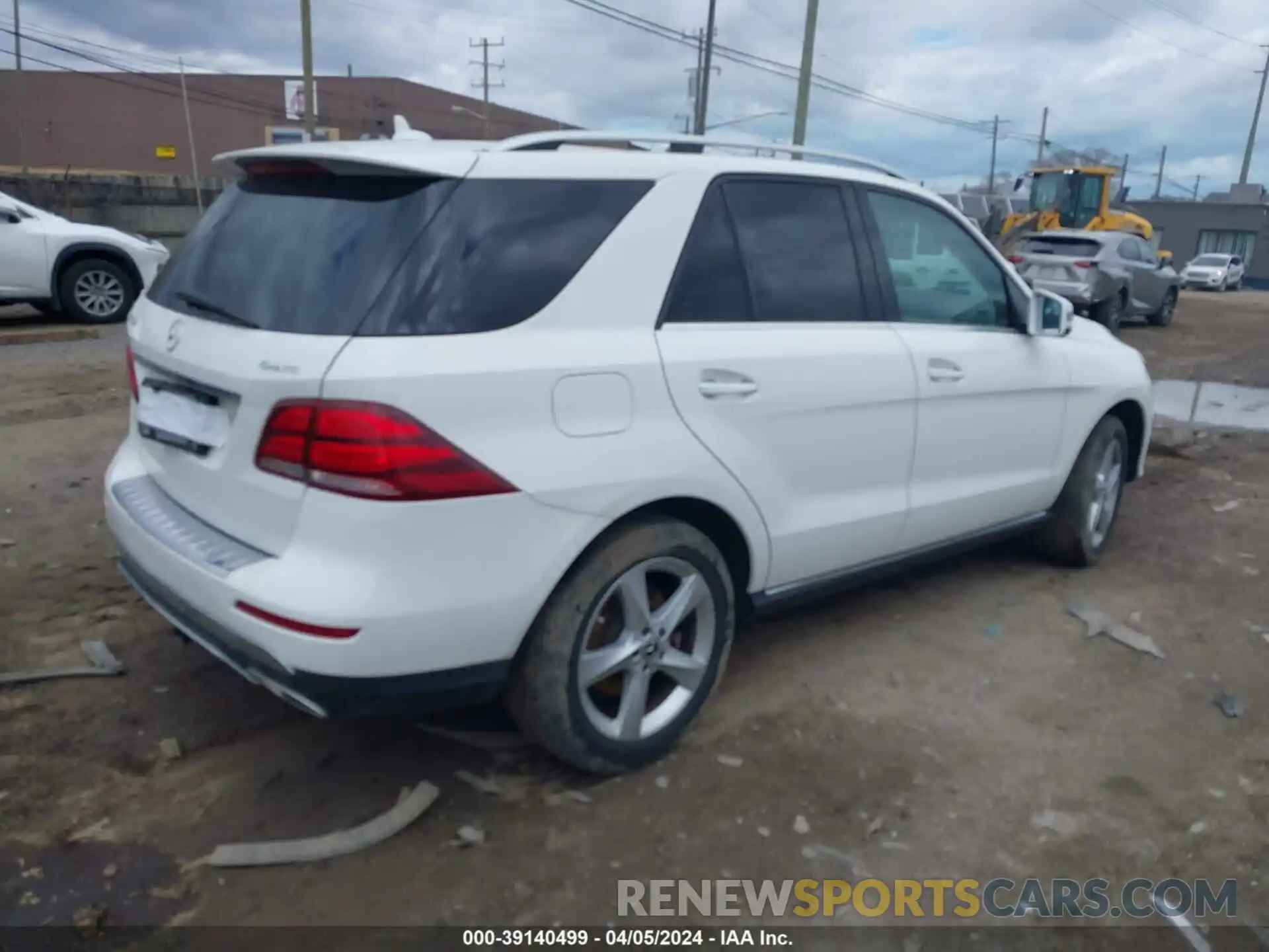 4 Фотография поврежденного автомобиля 4JGDA5GB6KB214237 MERCEDES-BENZ GLE 400 2019