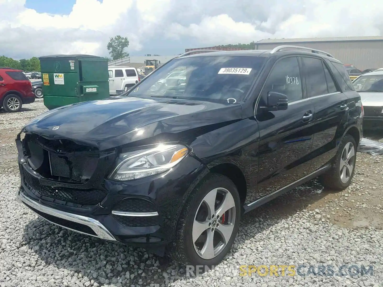 2 Photograph of a damaged car 4JGDA5GB3KB206855 MERCEDES-BENZ GLE 400 4M 2019