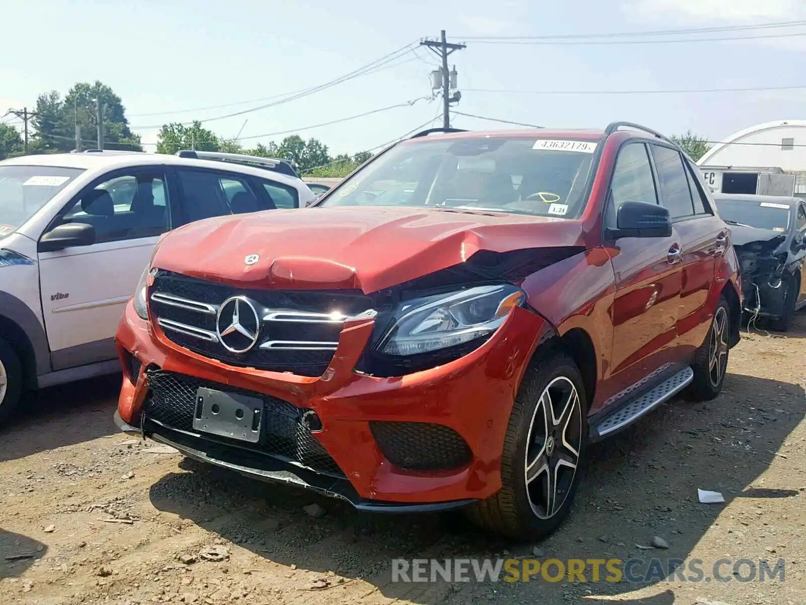 2 Photograph of a damaged car 4JGDA5GB3KB212445 MERCEDES-BENZ GLE 400 4M 2019