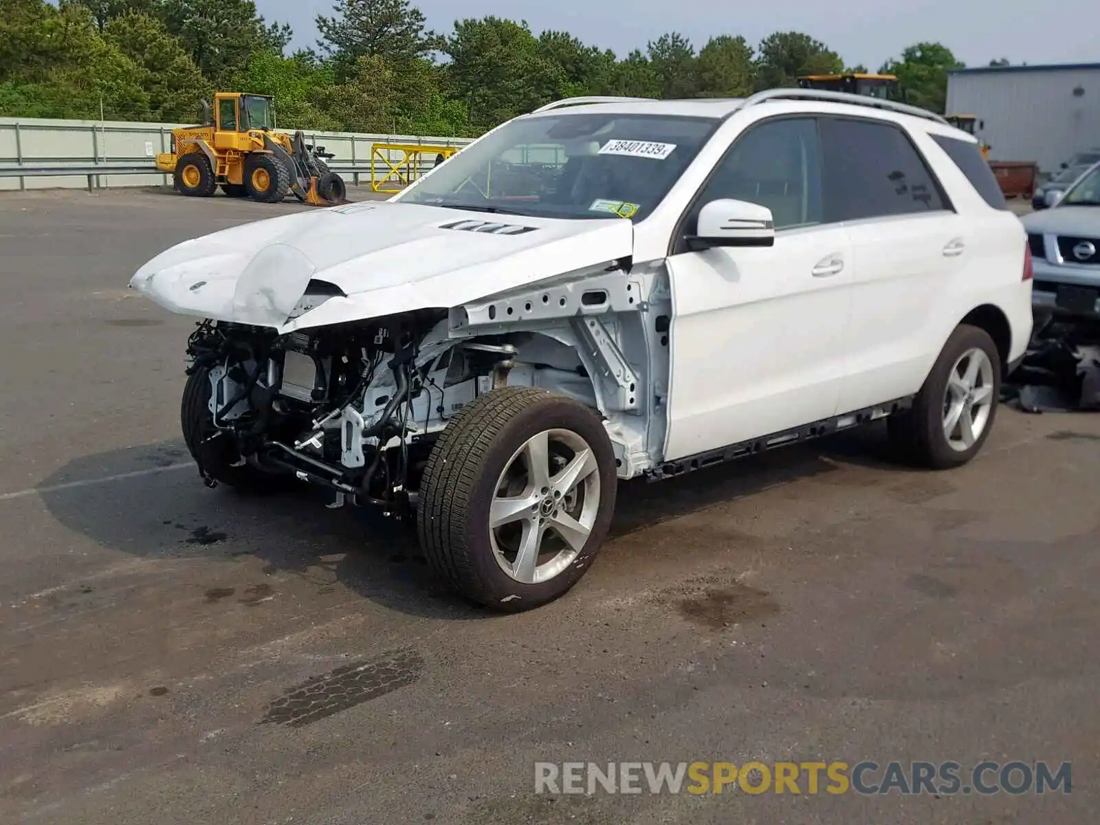 2 Photograph of a damaged car 4JGDA5GB6KB209085 MERCEDES-BENZ GLE 400 4M 2019