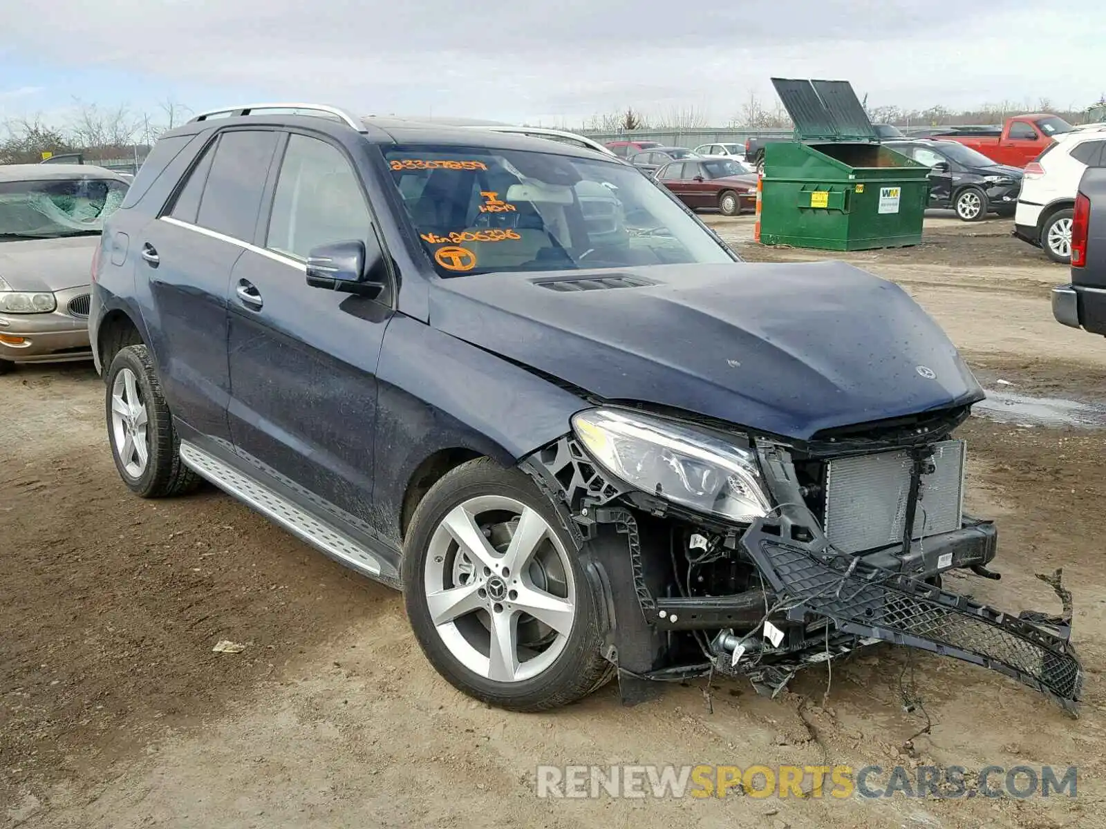 1 Photograph of a damaged car 4JGDA5GB9KB206326 MERCEDES-BENZ GLE 400 4M 2019
