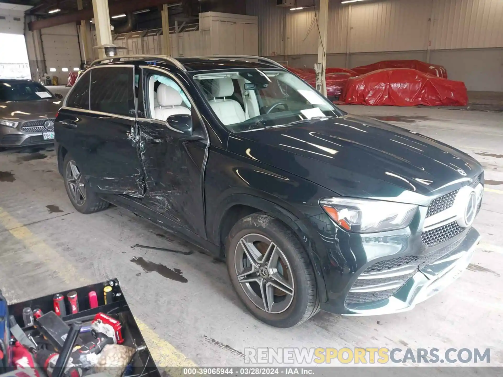 1 Photograph of a damaged car 4JGFB5KE2MA513594 MERCEDES-BENZ GLE 450 2021