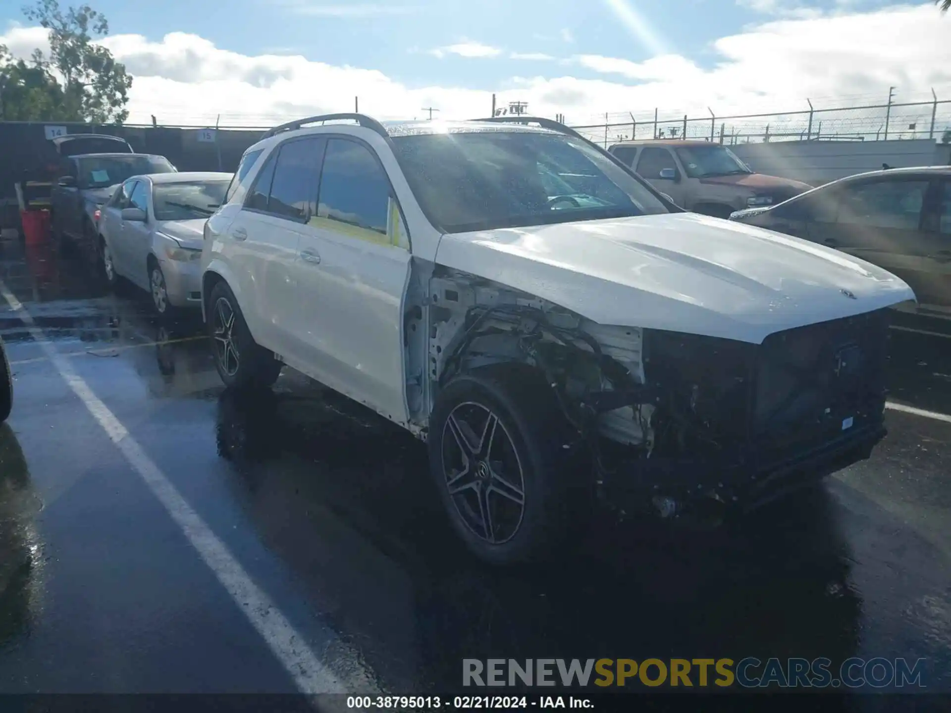 1 Photograph of a damaged car 4JGFB5KB2NA624377 MERCEDES-BENZ GLE 450 2022